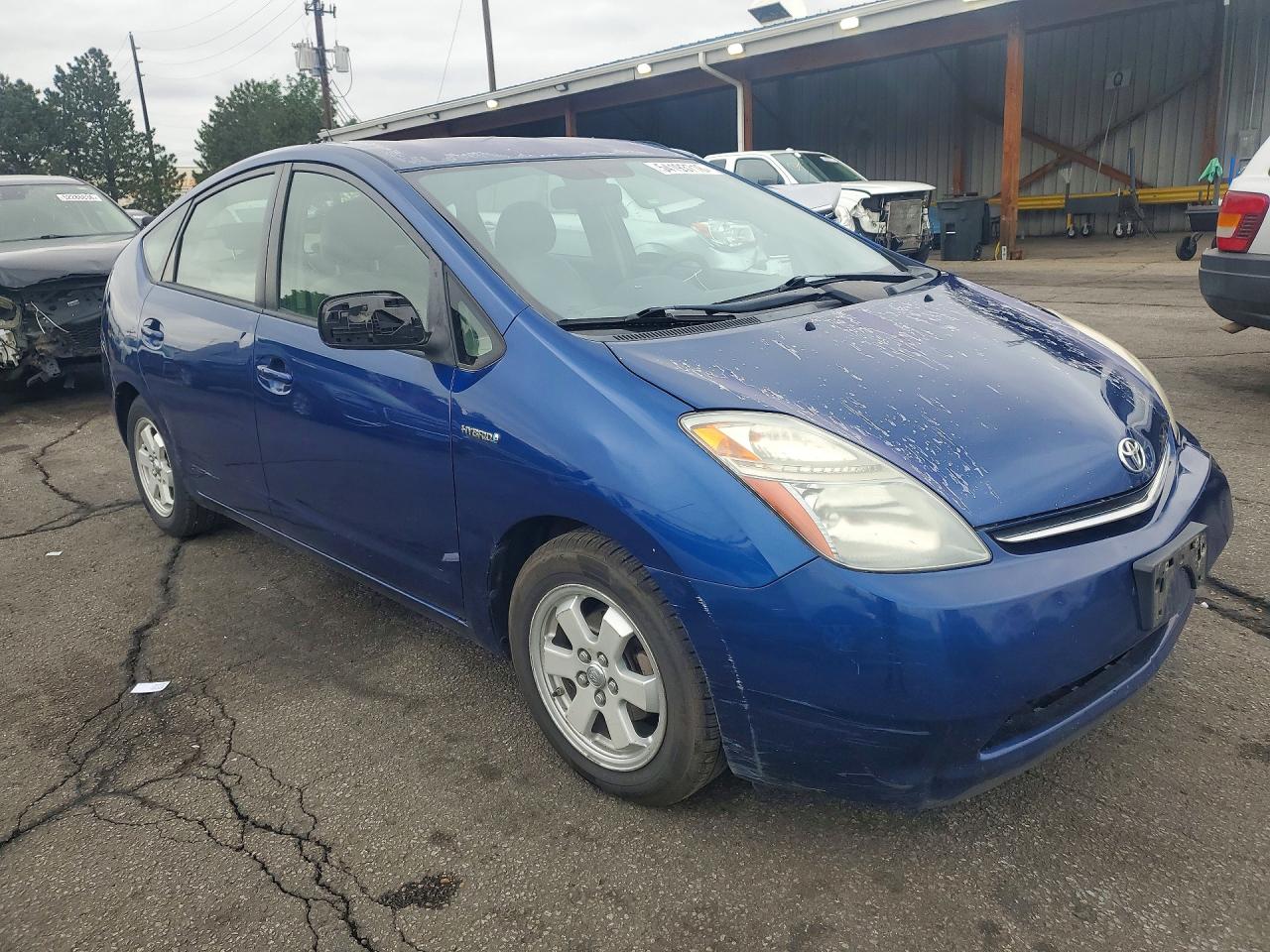2008 Toyota Prius Base Blue vin: JTDKB20UX87727568