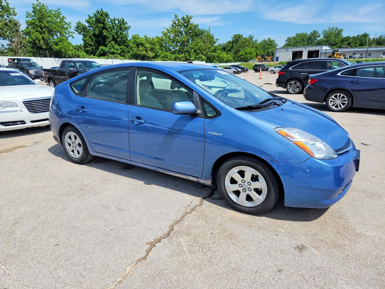 2008 Toyota Prius Base Blue vin: JTDKB20UX87727800