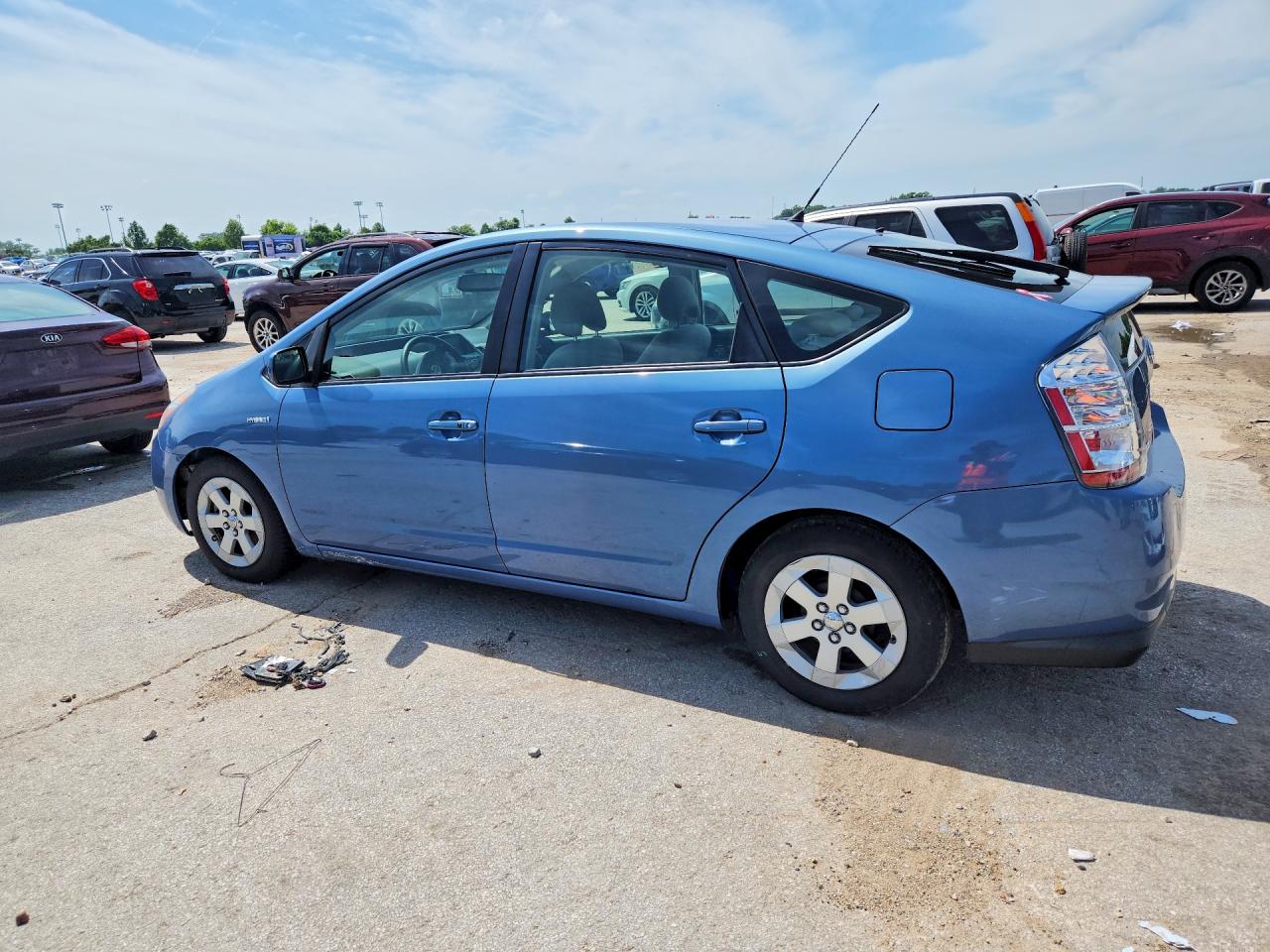 2008 Toyota Prius Base Blue vin: JTDKB20UX87727800