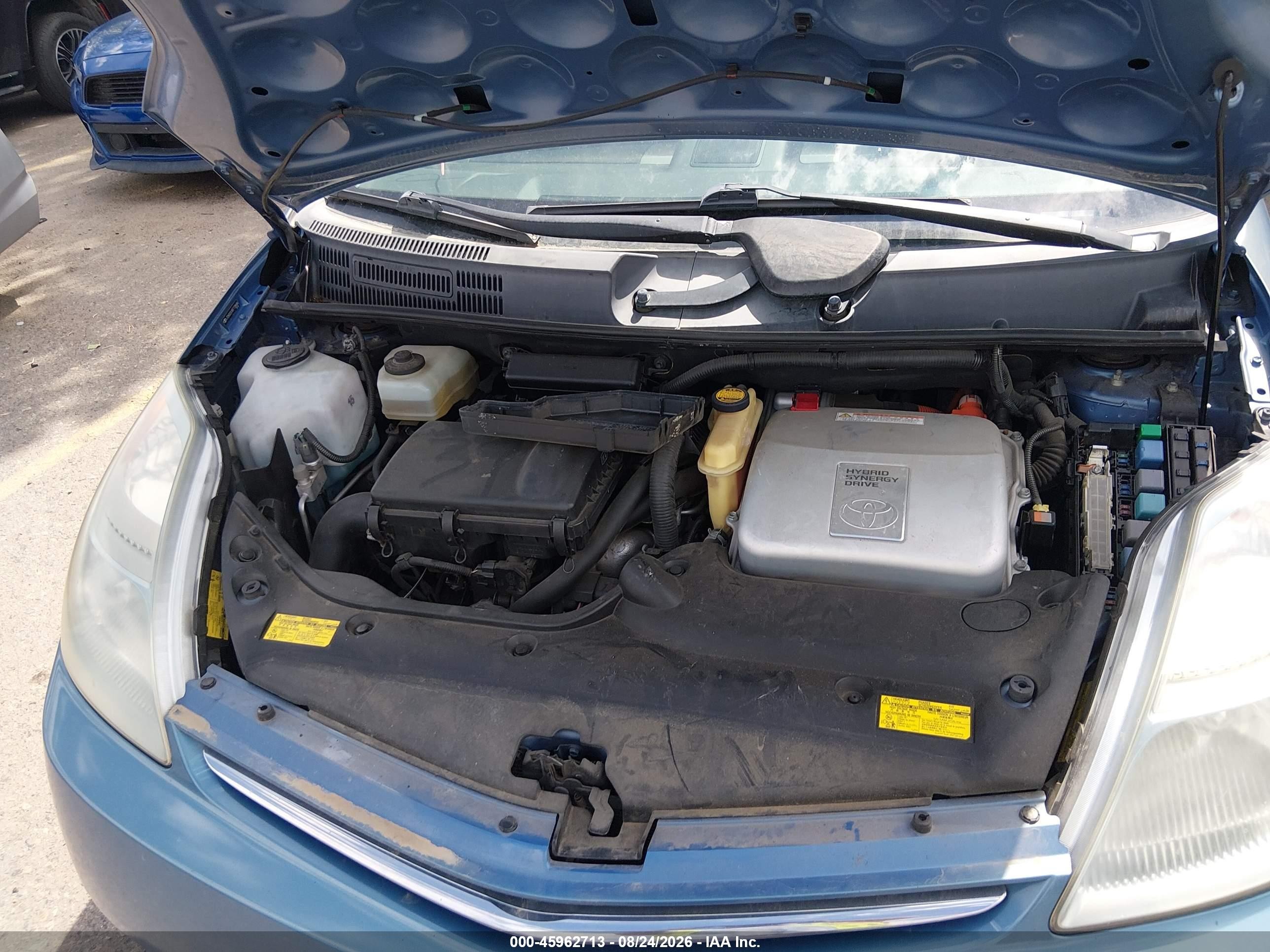 2008 Toyota Prius   Синий vin: JTDKB20UX87728686