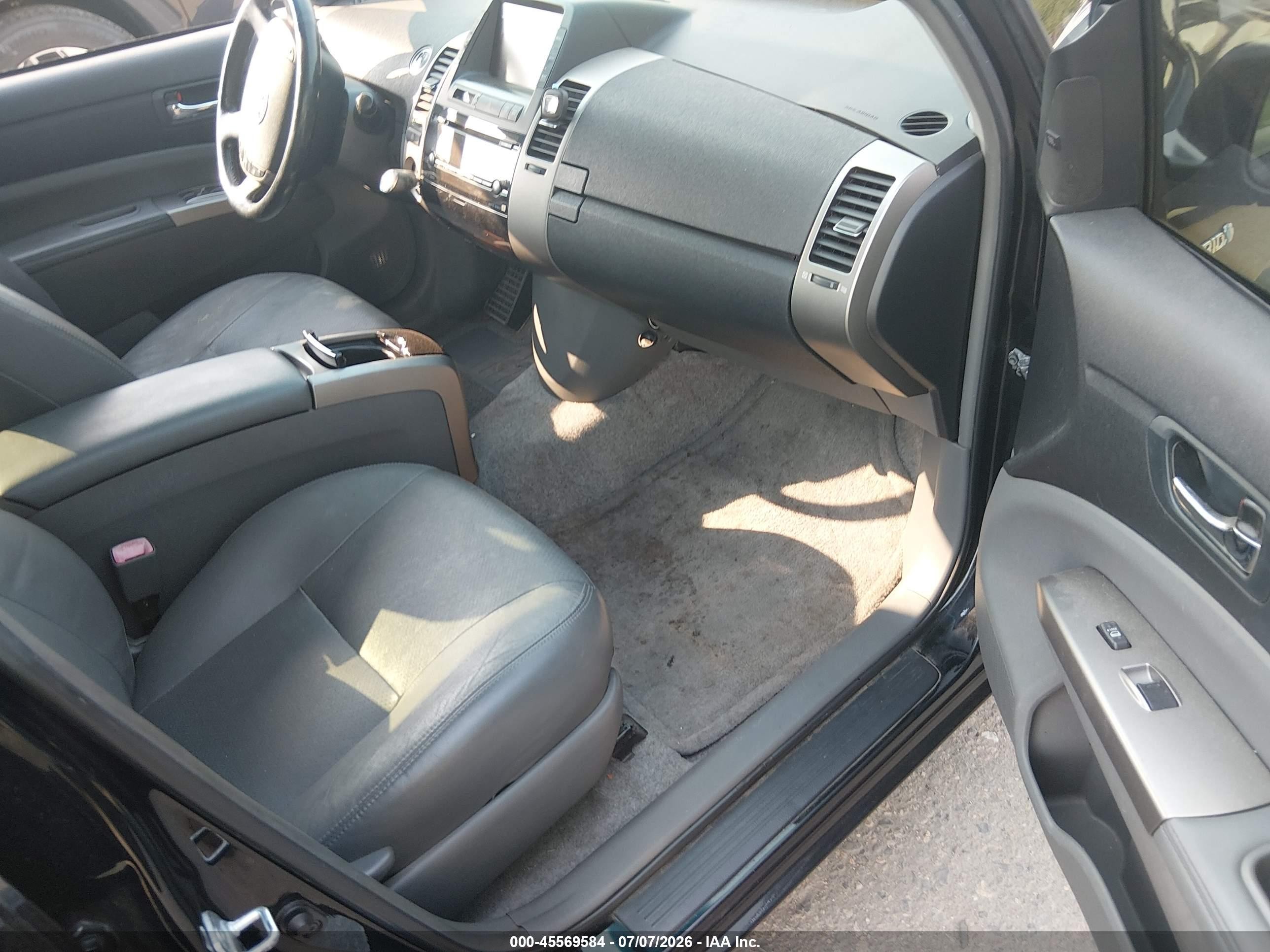 2008 Toyota Prius Touring Черный vin: JTDKB20UX87733189