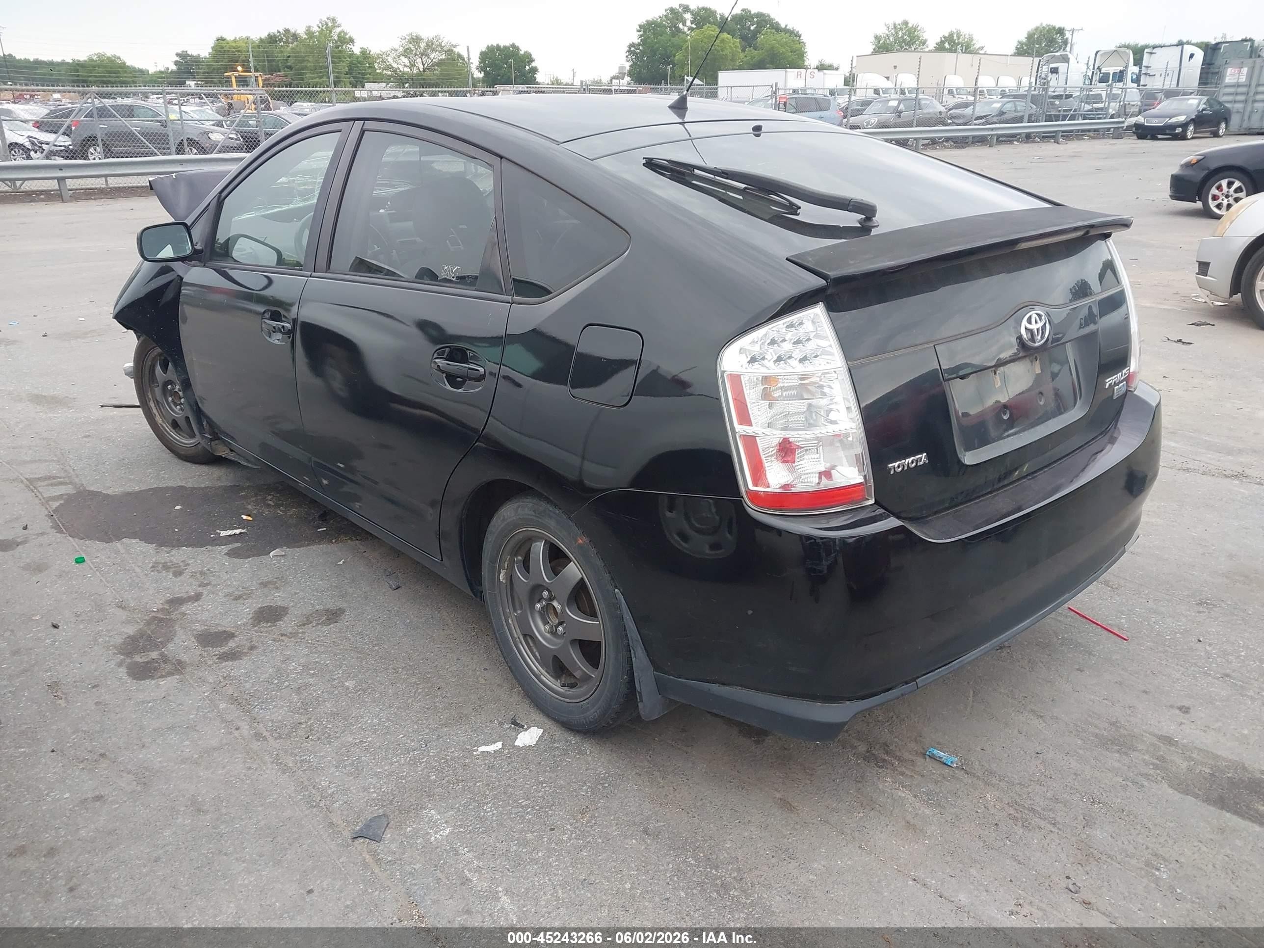2008 Toyota Prius Touring Black vin: JTDKB20UX87742541