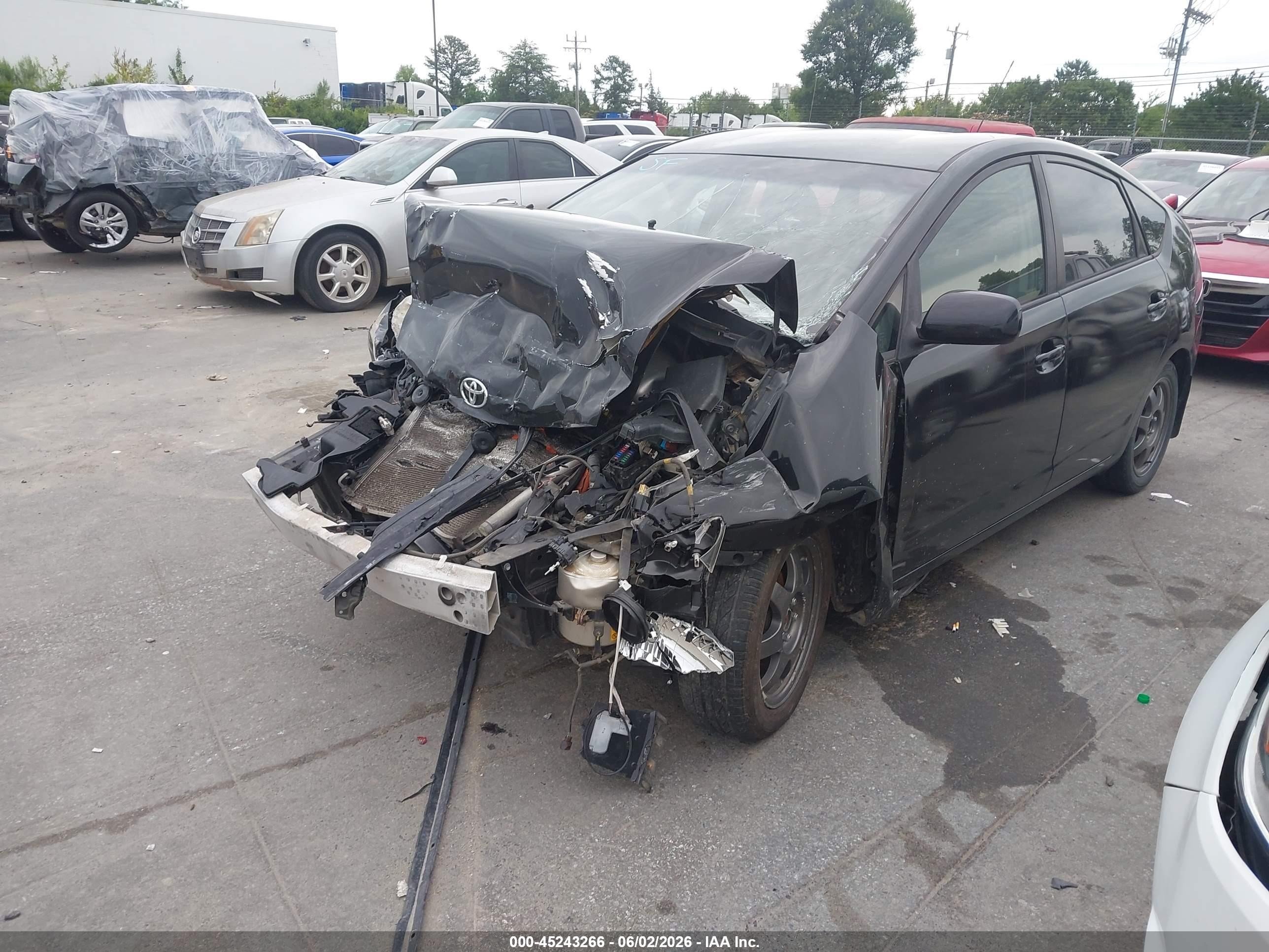 2008 Toyota Prius Touring Black vin: JTDKB20UX87742541