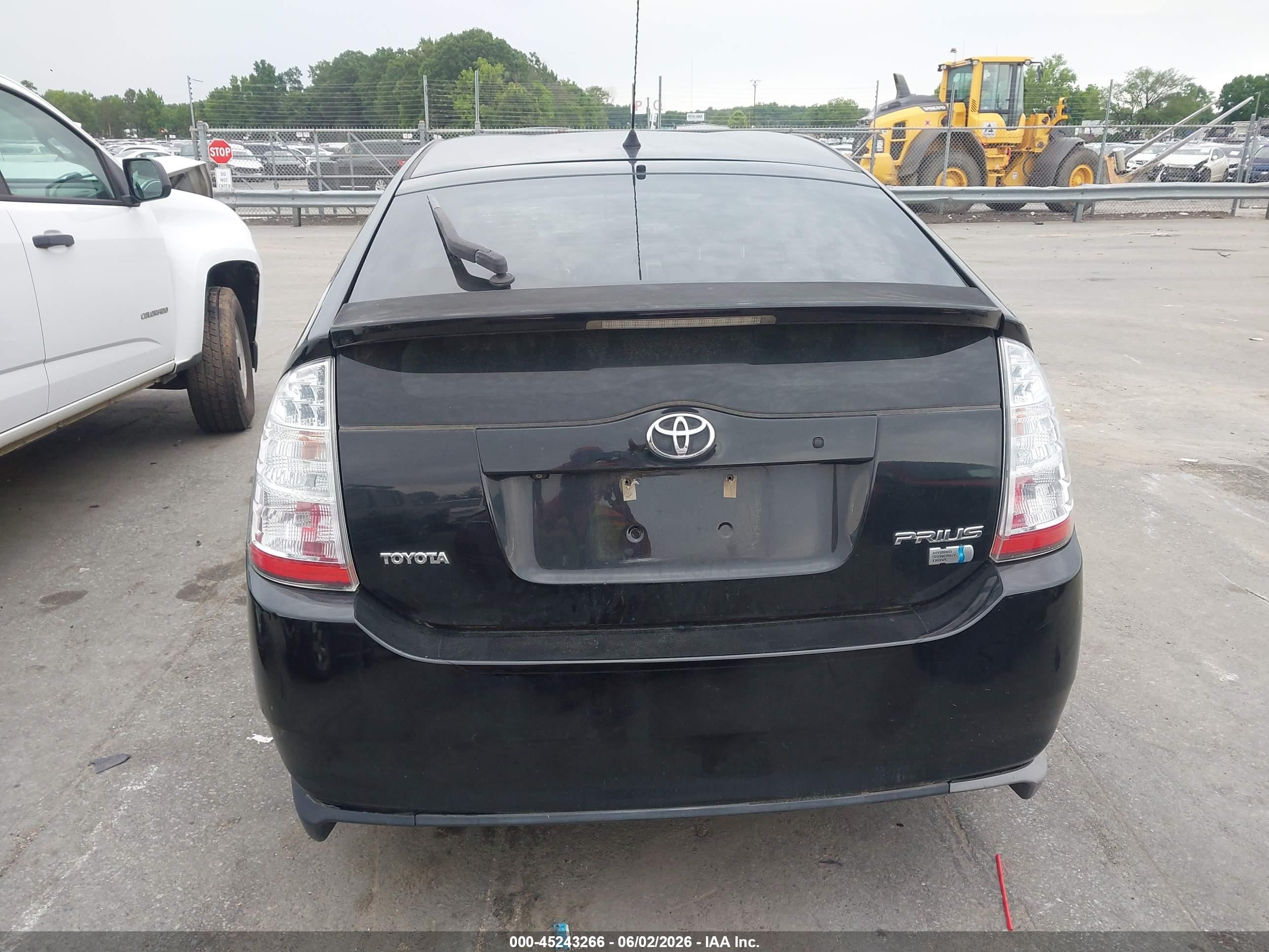 2008 Toyota Prius Touring Black vin: JTDKB20UX87742541