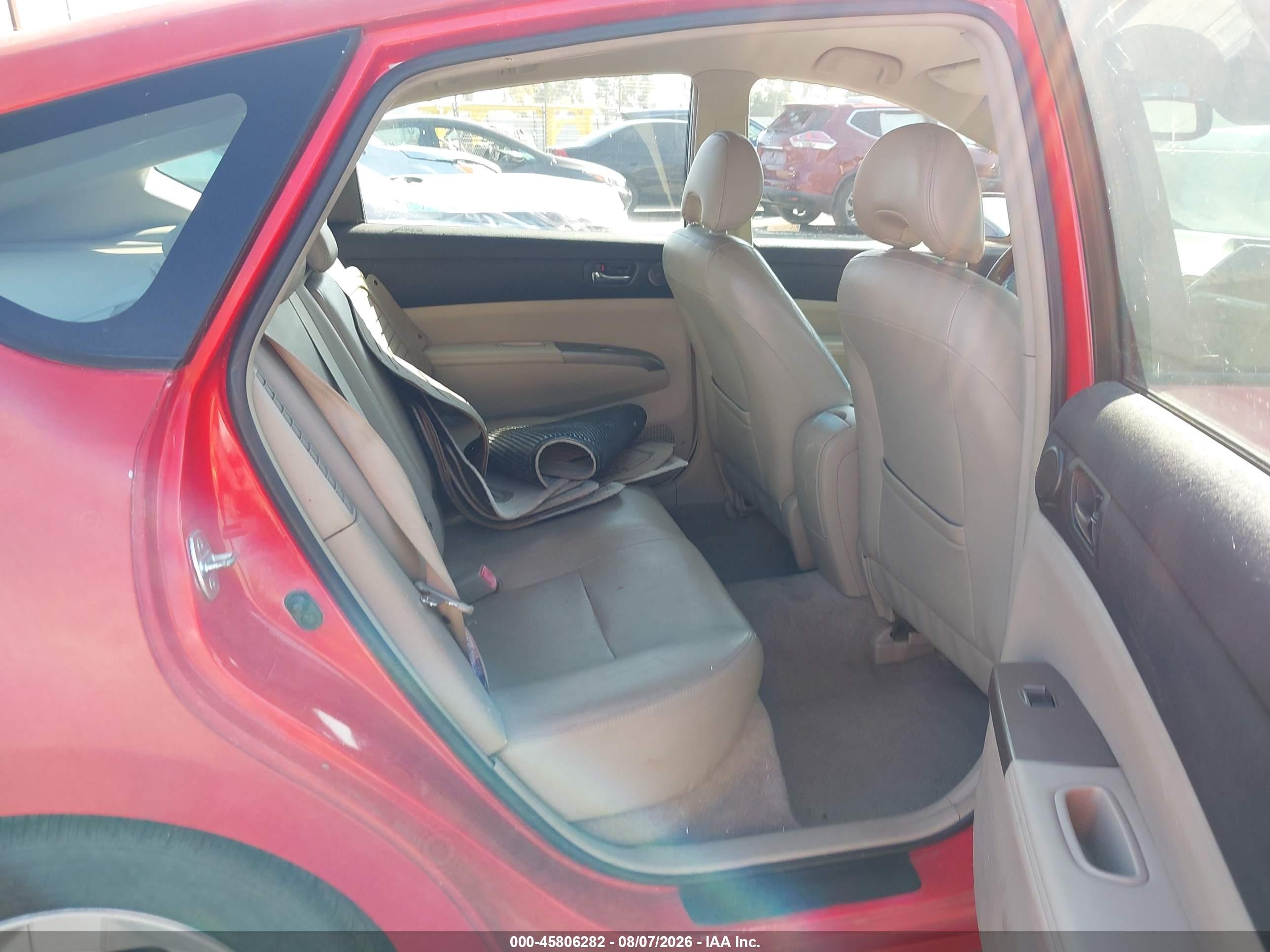 2008 Toyota Prius   Red vin: JTDKB20UX87749862