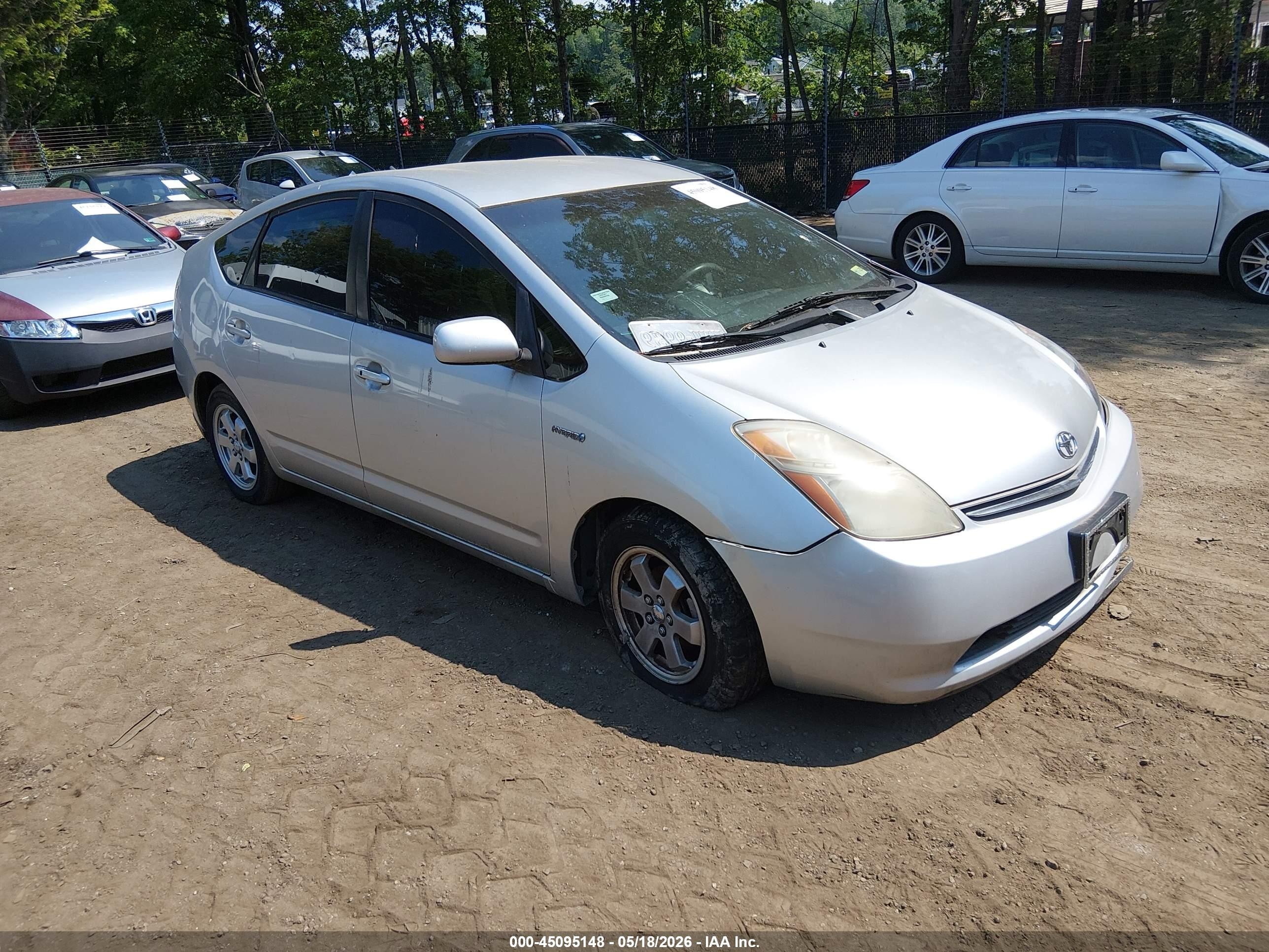 2008 Toyota Prius   Silver vin: JTDKB20UX87768735