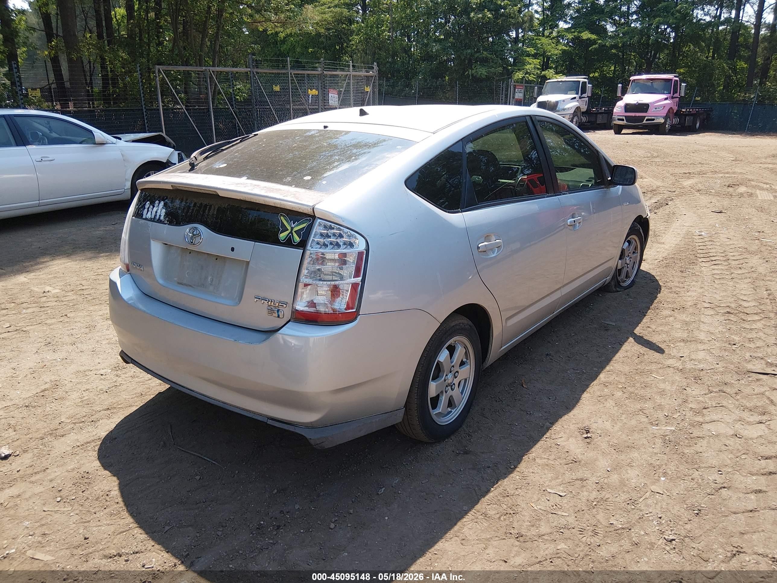2008 Toyota Prius   Silver vin: JTDKB20UX87768735