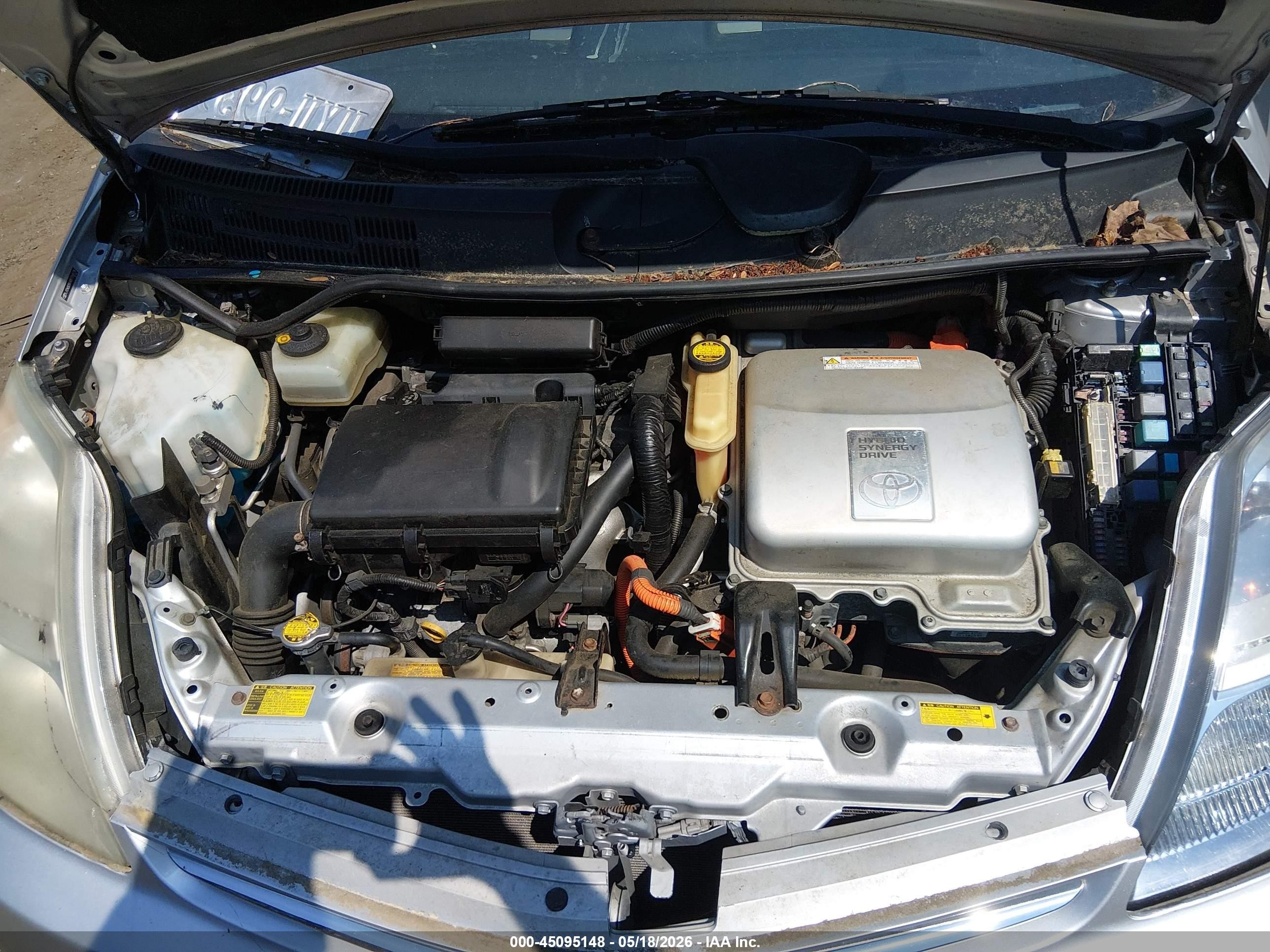 2008 Toyota Prius   Silver vin: JTDKB20UX87768735