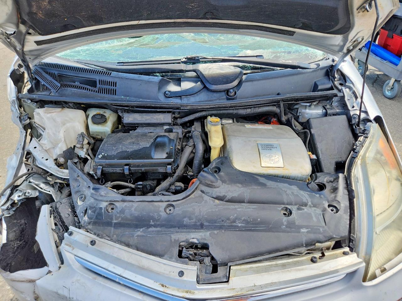 2008 Toyota Prius Base Silver vin: JTDKB20UX87772011