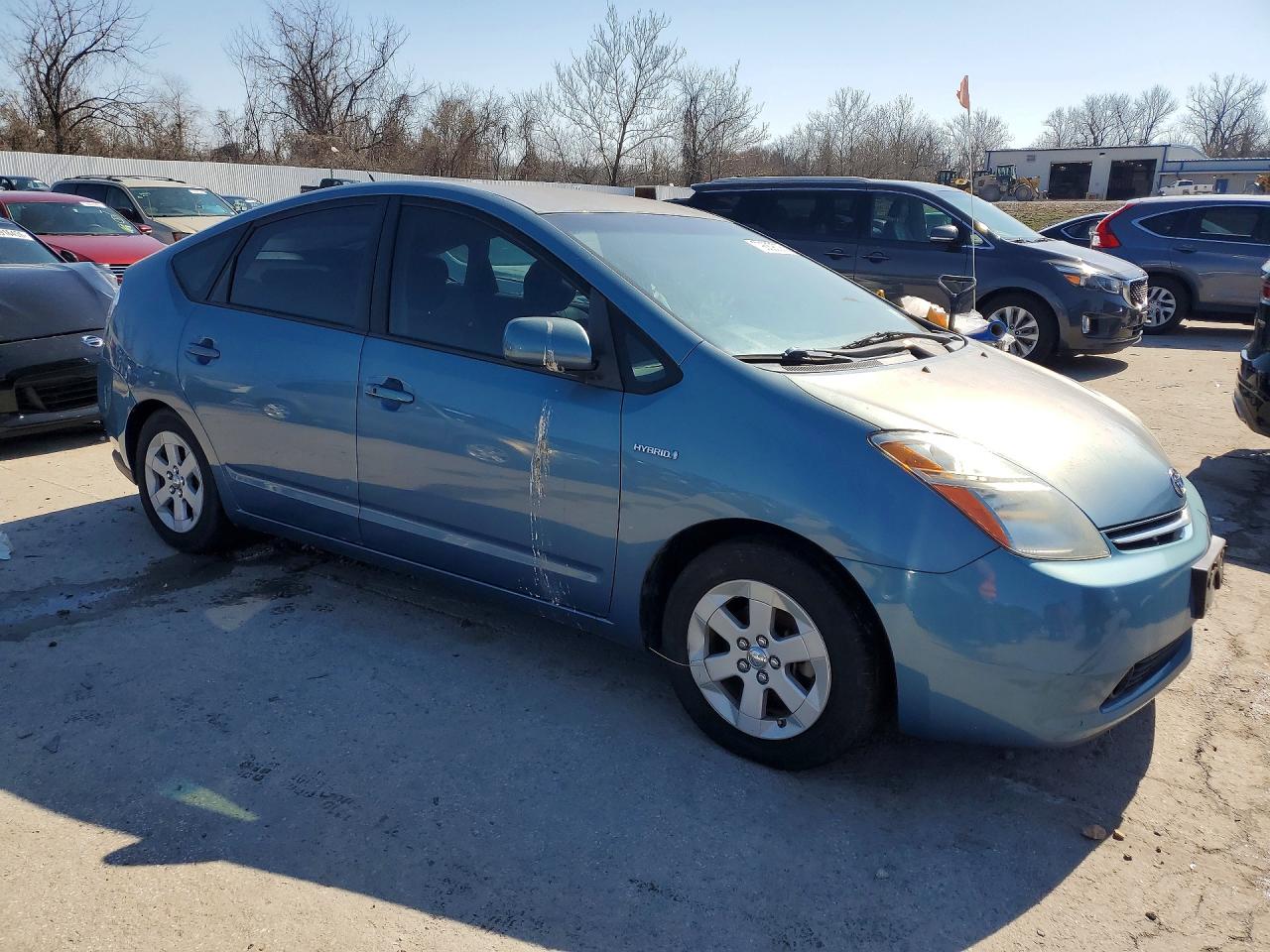 2008 Toyota Prius Base Blue vin: JTDKB20UX87774048