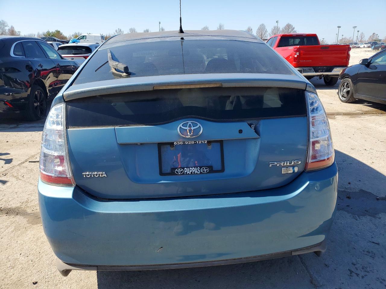 2008 Toyota Prius Base Blue vin: JTDKB20UX87774048