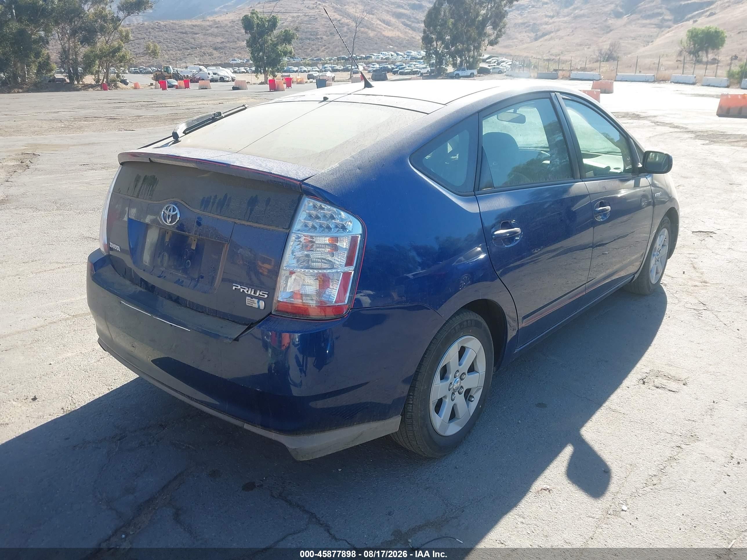 2008 Toyota Prius   Blue vin: JTDKB20UX87786345