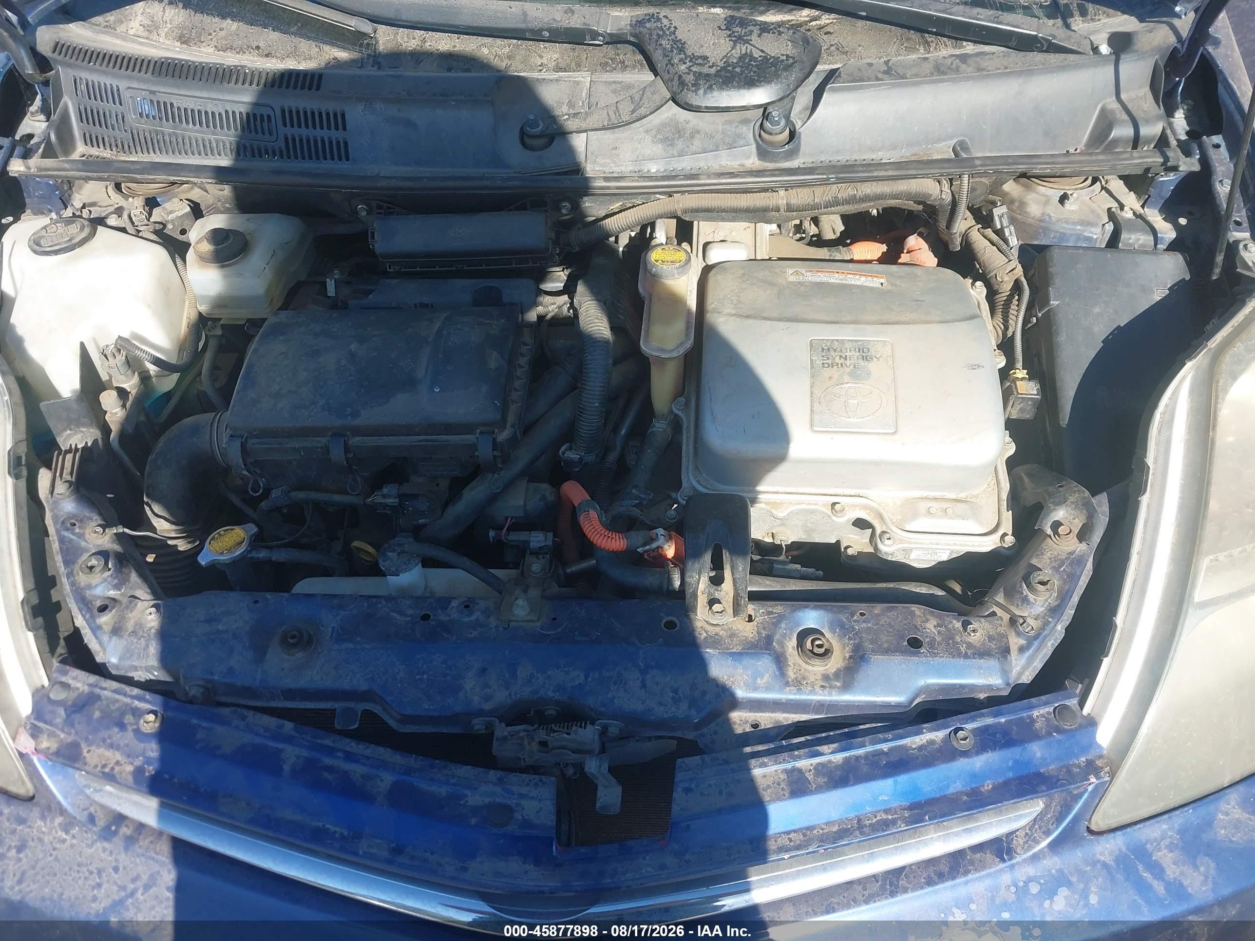 2008 Toyota Prius   Blue vin: JTDKB20UX87786345