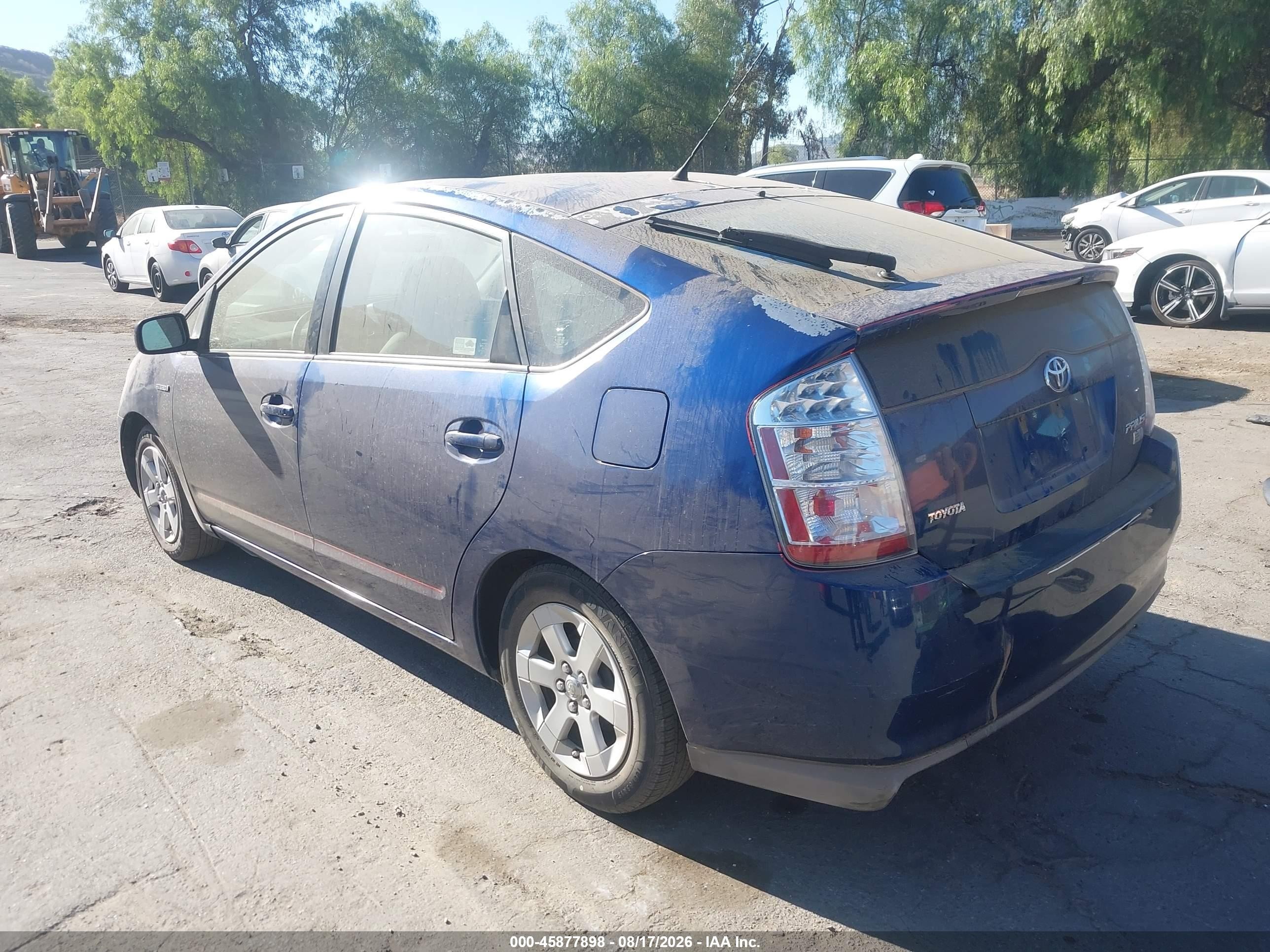 2008 Toyota Prius   Blue vin: JTDKB20UX87786345