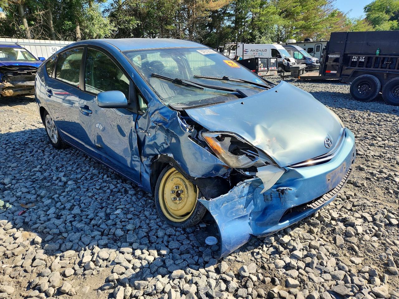 2008 Toyota Prius Base Blue vin: JTDKB20UX87786751