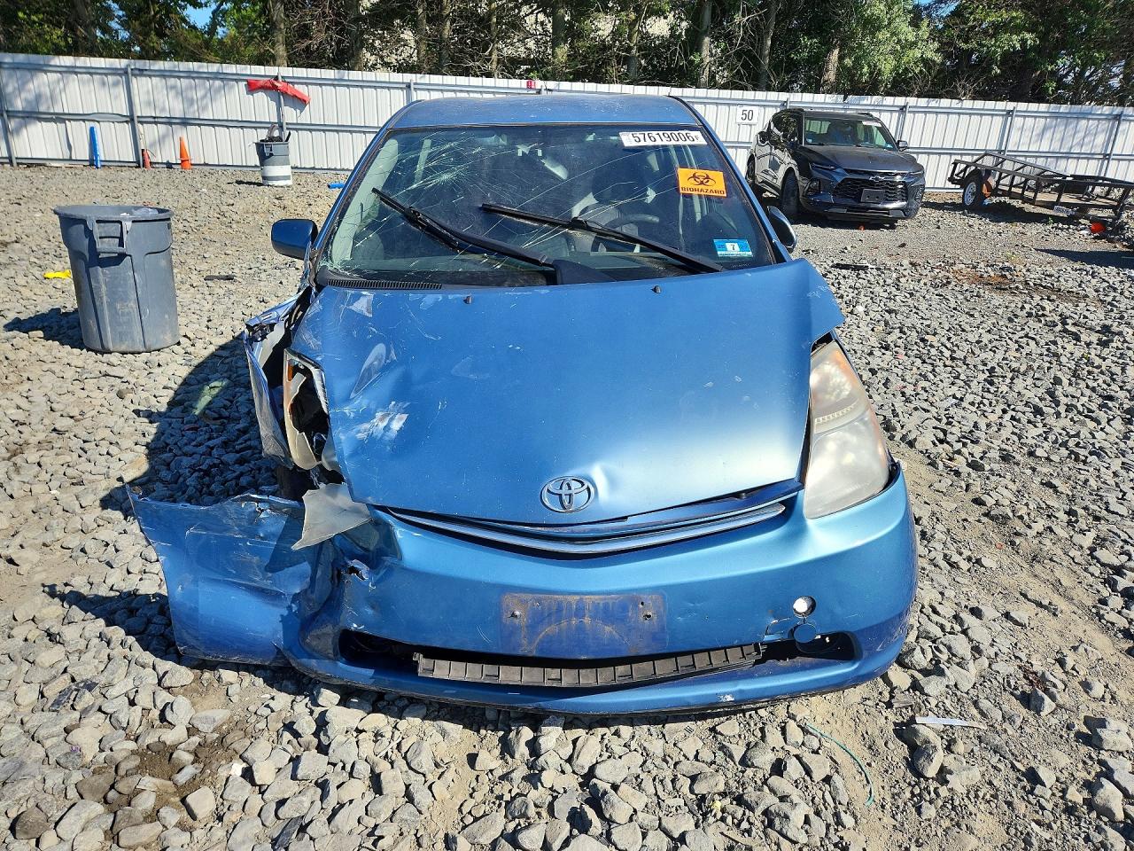 2008 Toyota Prius Base Blue vin: JTDKB20UX87786751