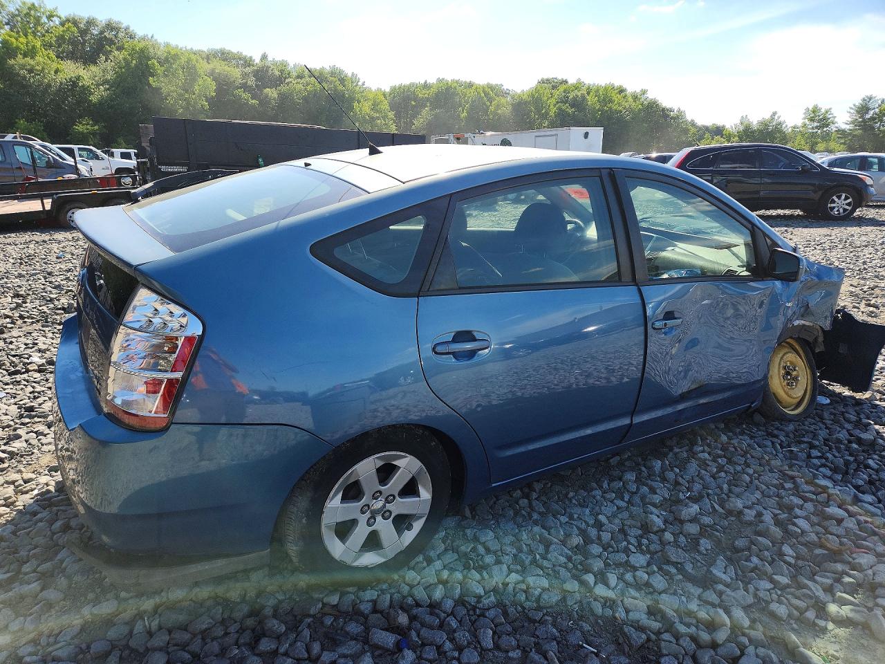 2008 Toyota Prius Base Blue vin: JTDKB20UX87786751