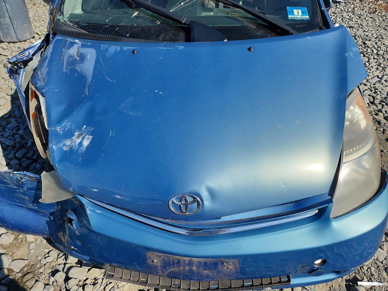 2008 Toyota Prius Base Blue vin: JTDKB20UX87786751