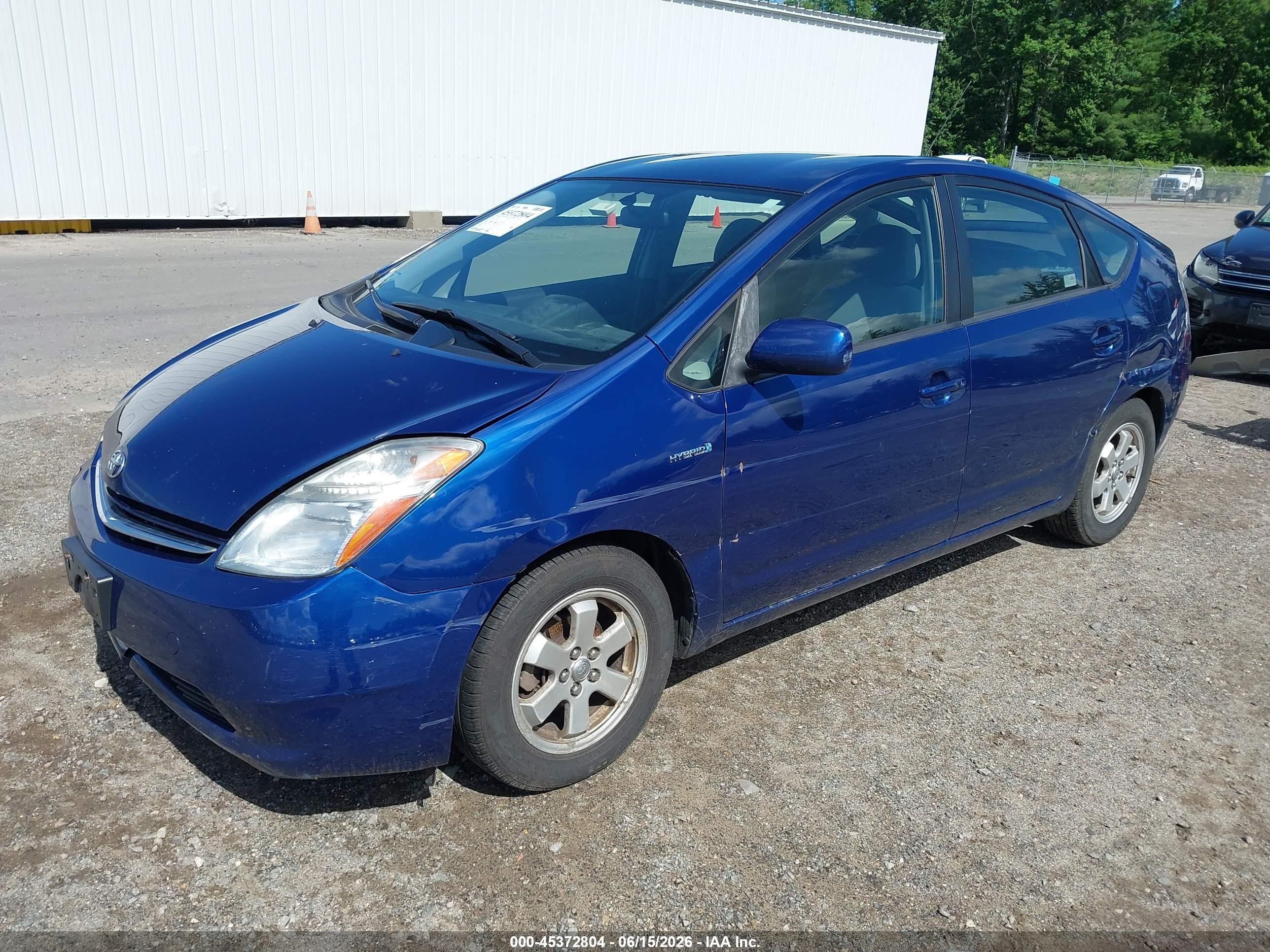 2008 Toyota Prius   Blue vin: JTDKB20UX87799886
