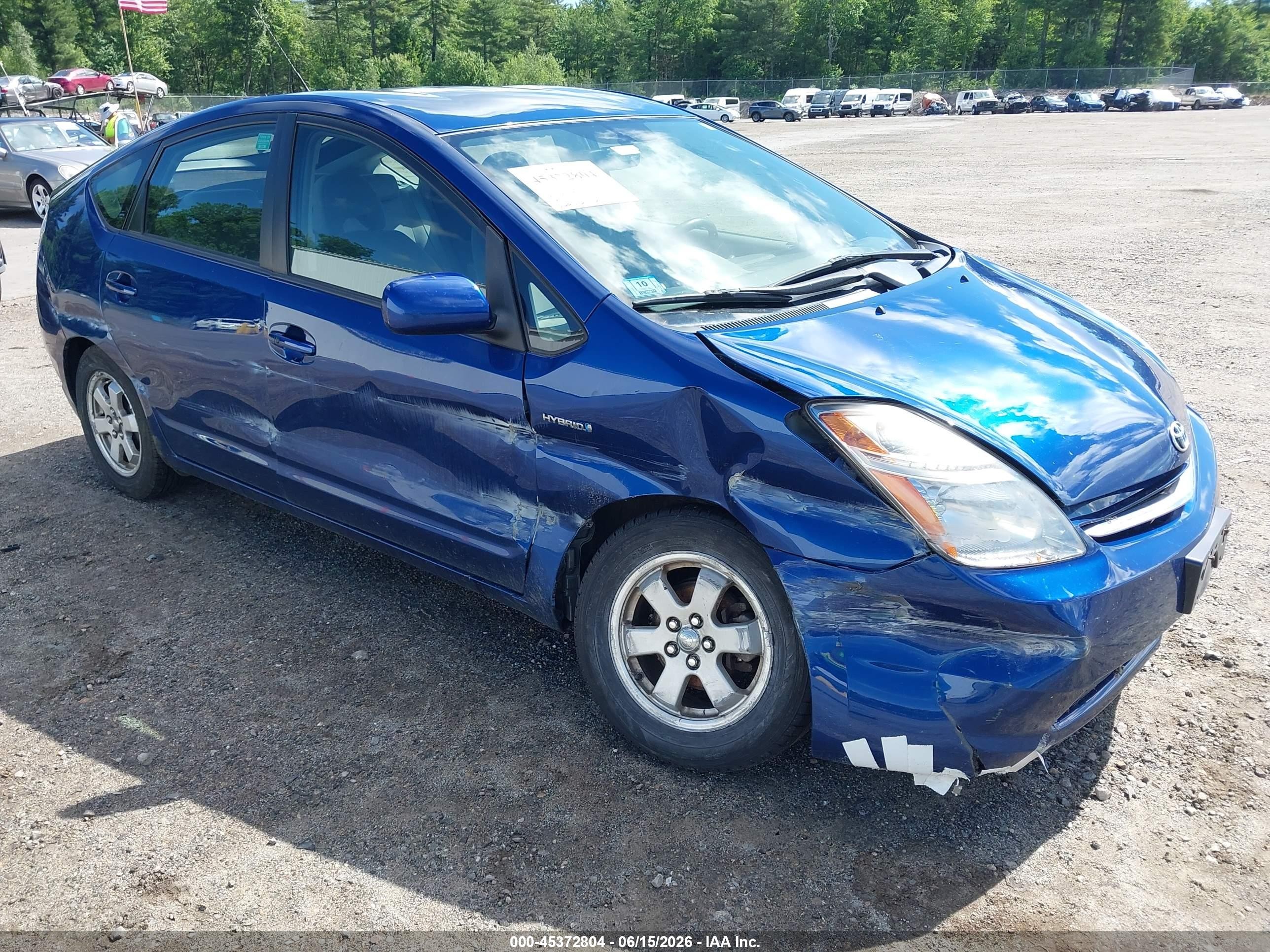 2008 Toyota Prius   Blue vin: JTDKB20UX87799886