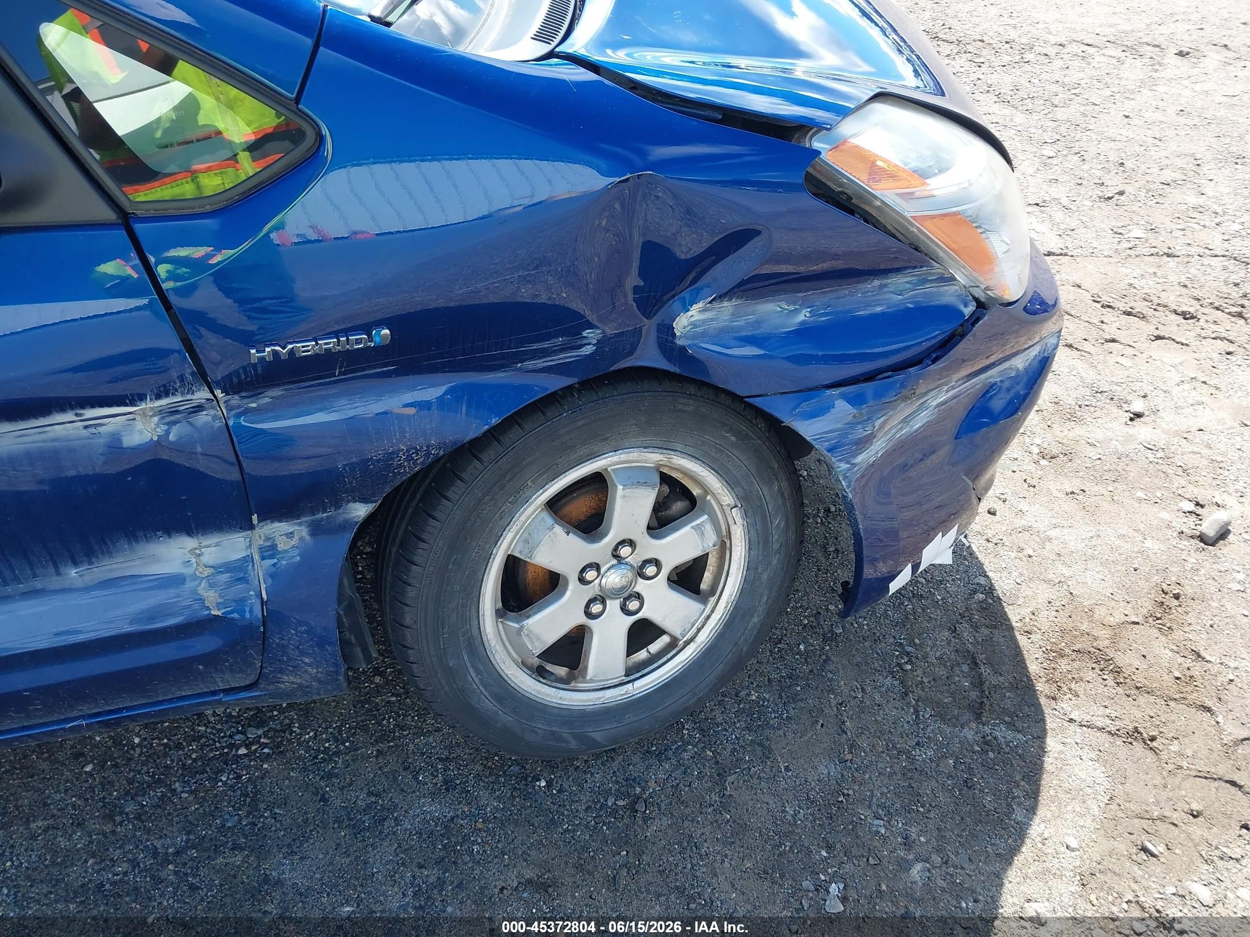 2008 Toyota Prius   Blue vin: JTDKB20UX87799886