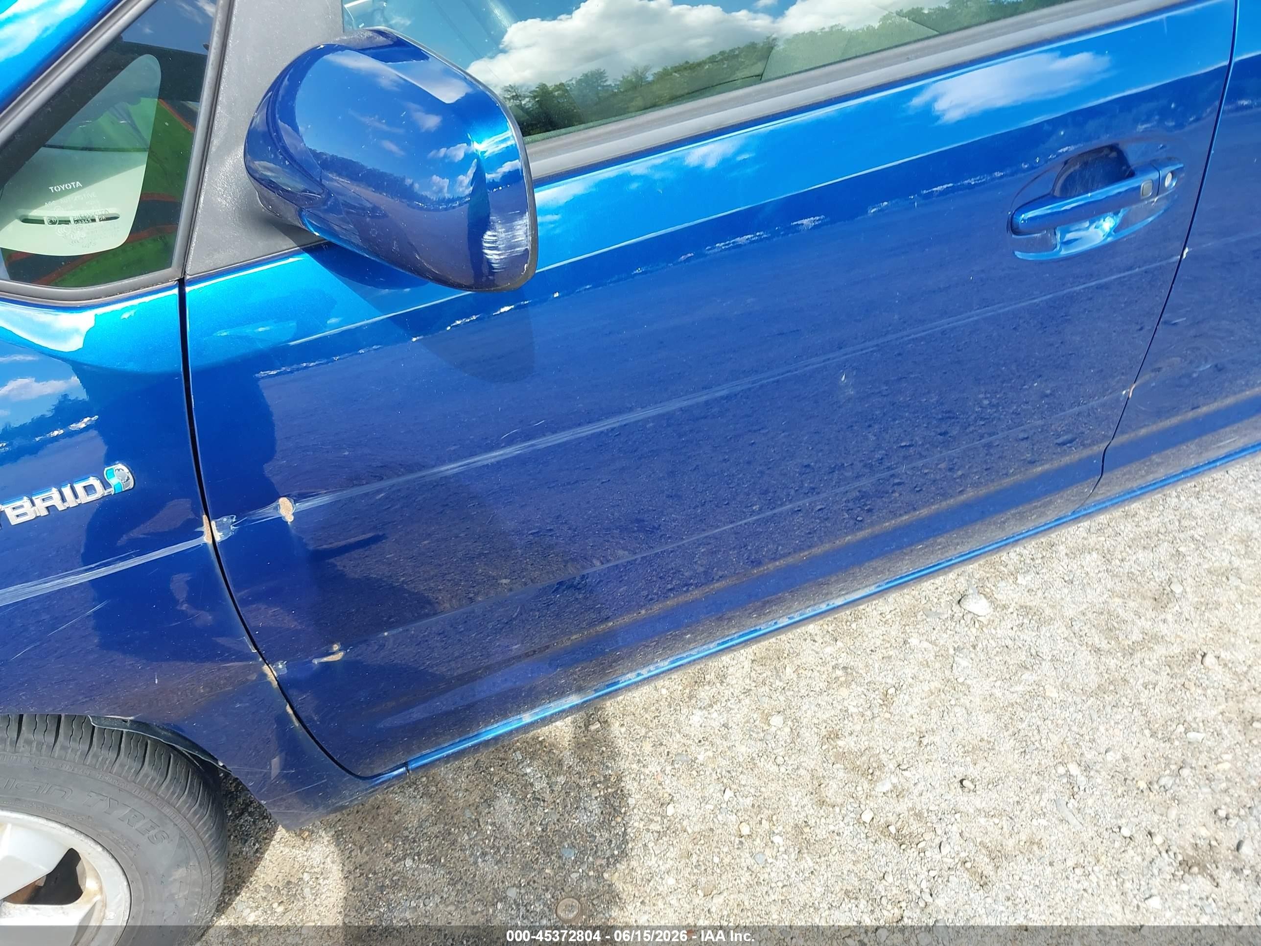 2008 Toyota Prius   Blue vin: JTDKB20UX87799886