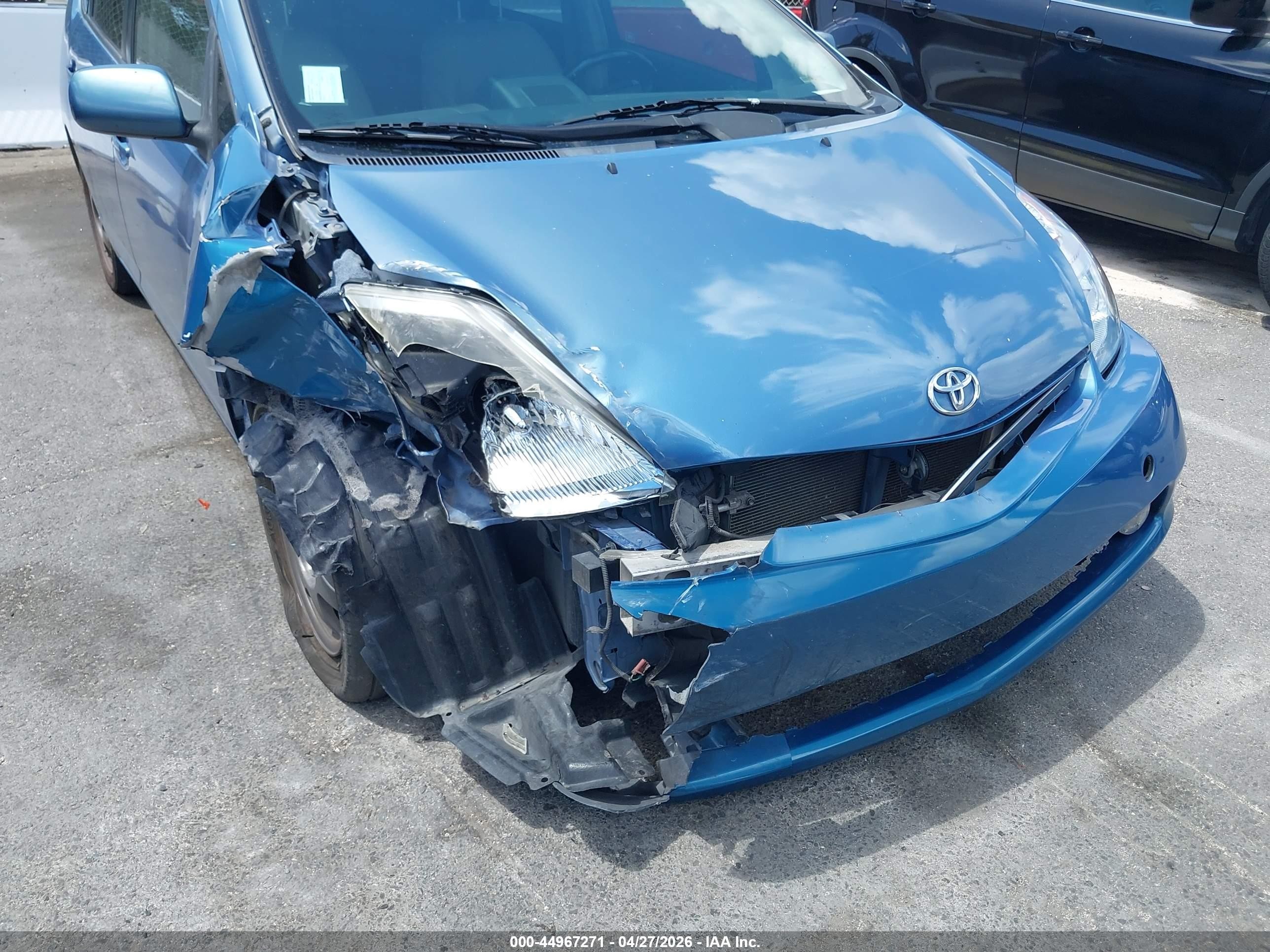 2008 Toyota Prius Touring Blue vin: JTDKB20UX87800938