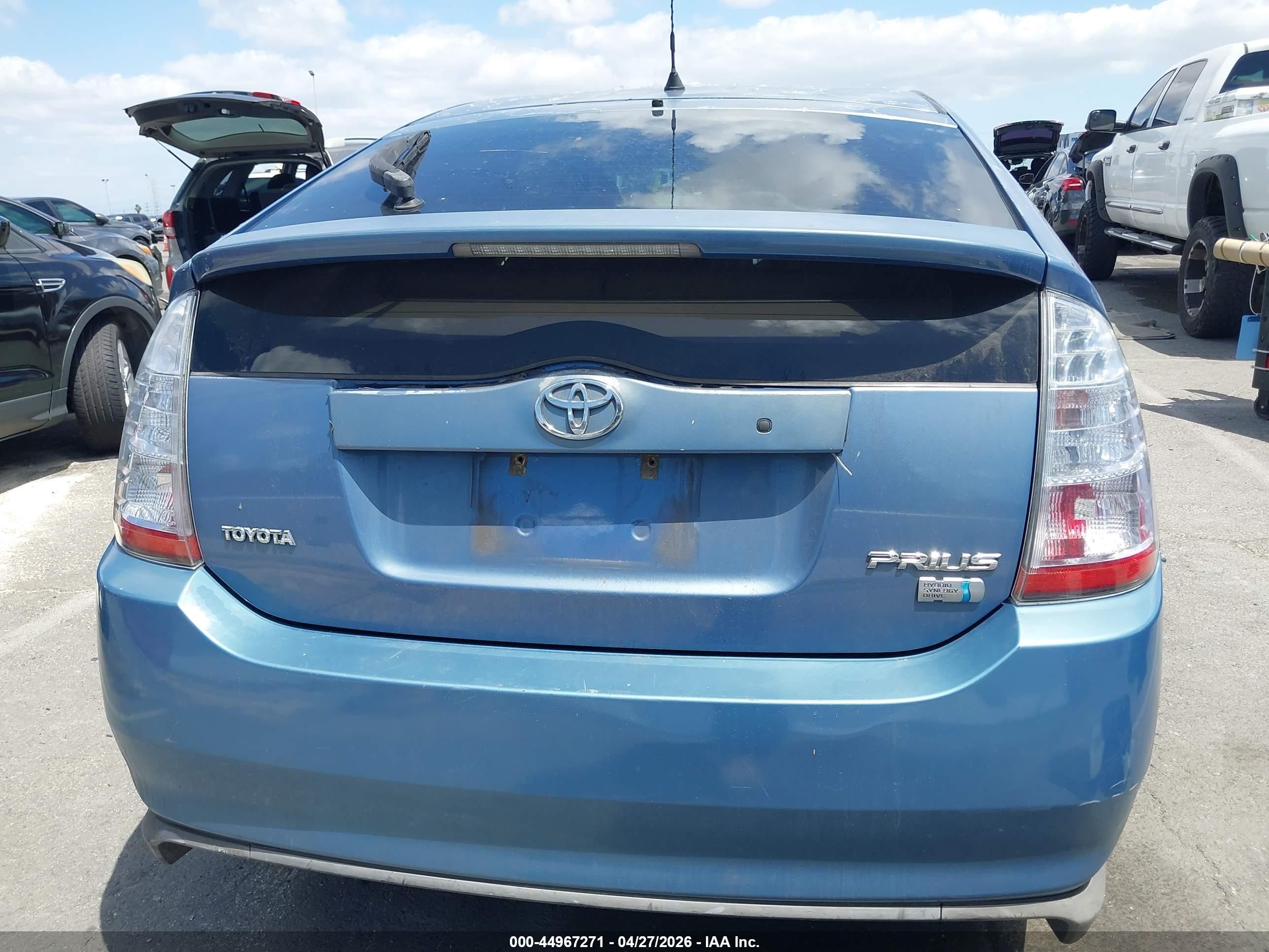 2008 Toyota Prius Touring Blue vin: JTDKB20UX87800938