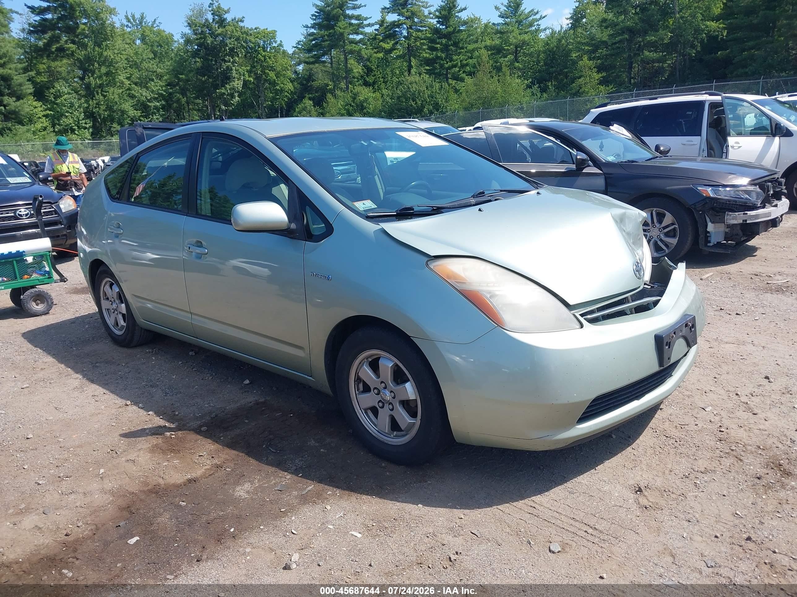 2008 Toyota Prius   Green vin: JTDKB20UX87802138