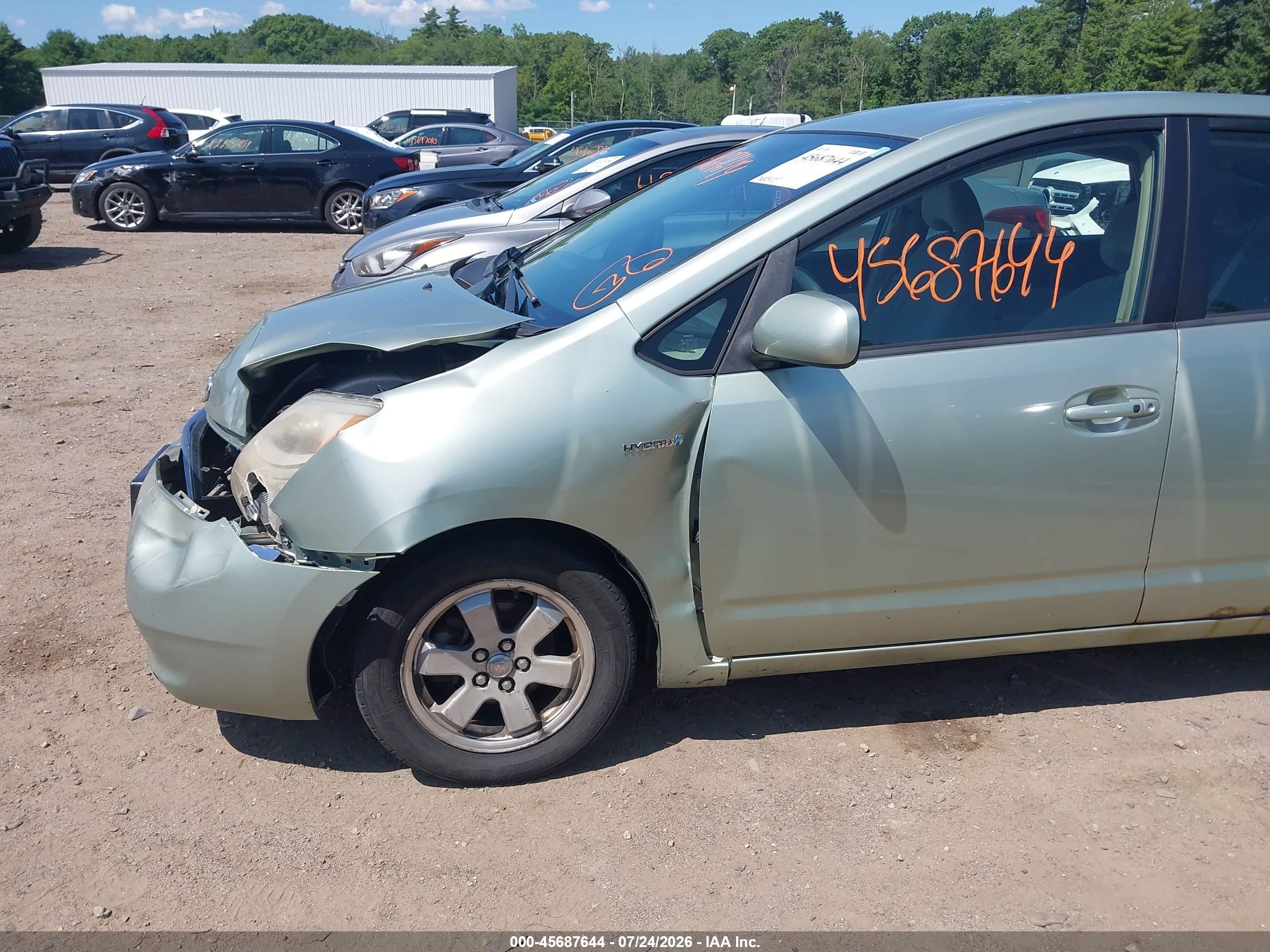 2008 Toyota Prius   Green vin: JTDKB20UX87802138