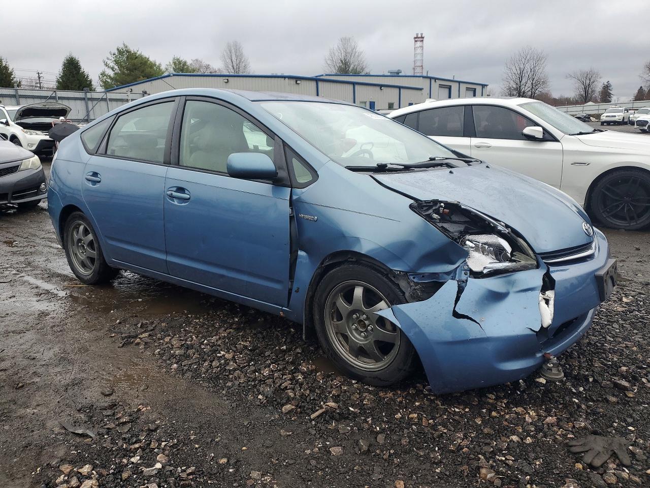 2008 Toyota Prius Touring Blue vin: JTDKB20UX87810658