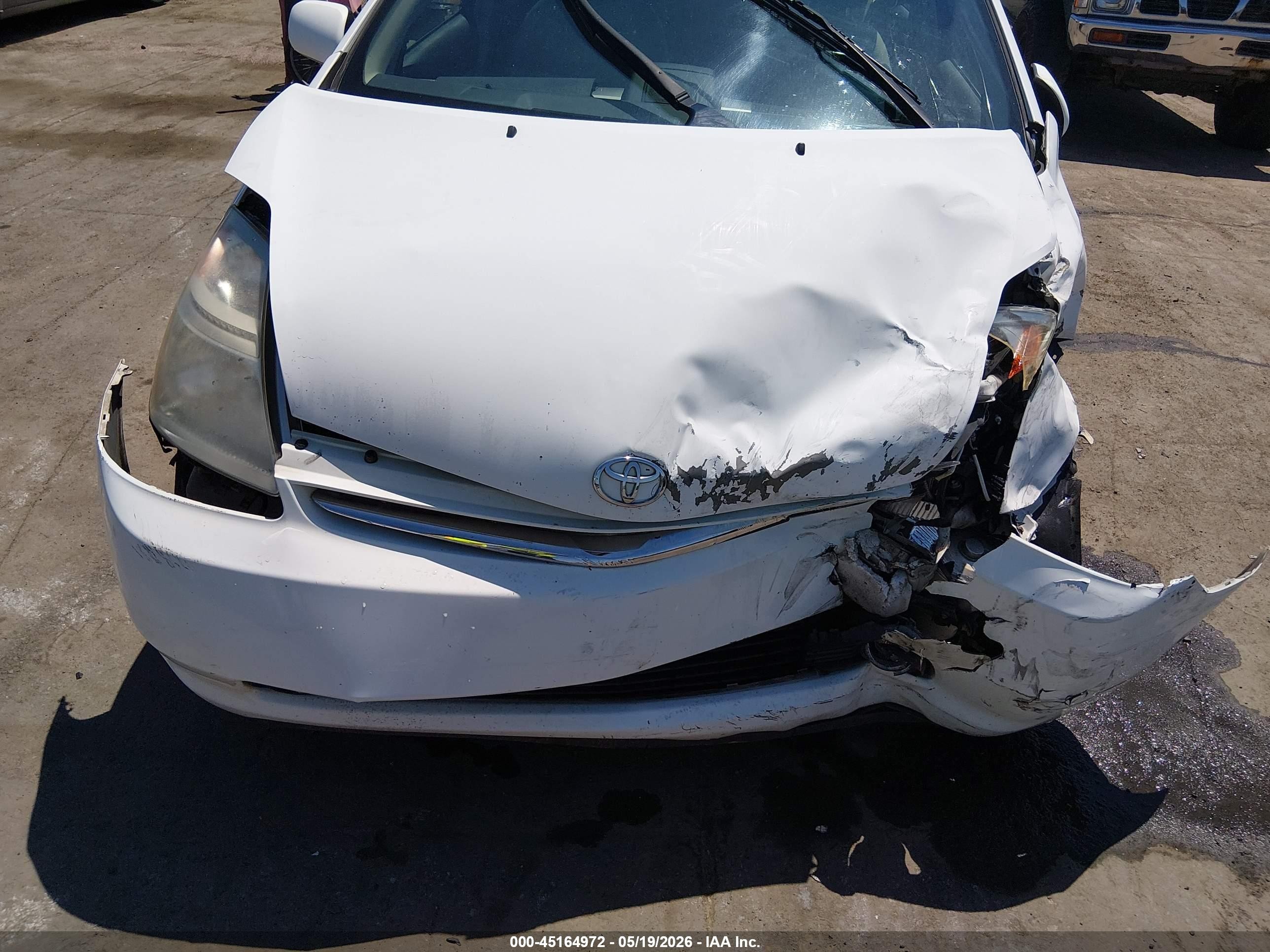 2009 Toyota Prius   White vin: JTDKB20UX93478018