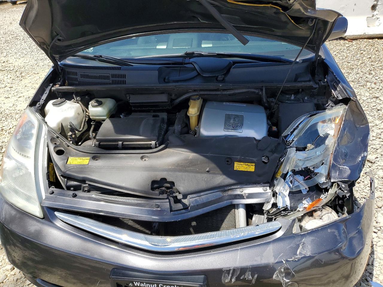 2009 Toyota Prius Base Charcoal vin: JTDKB20UX93488998