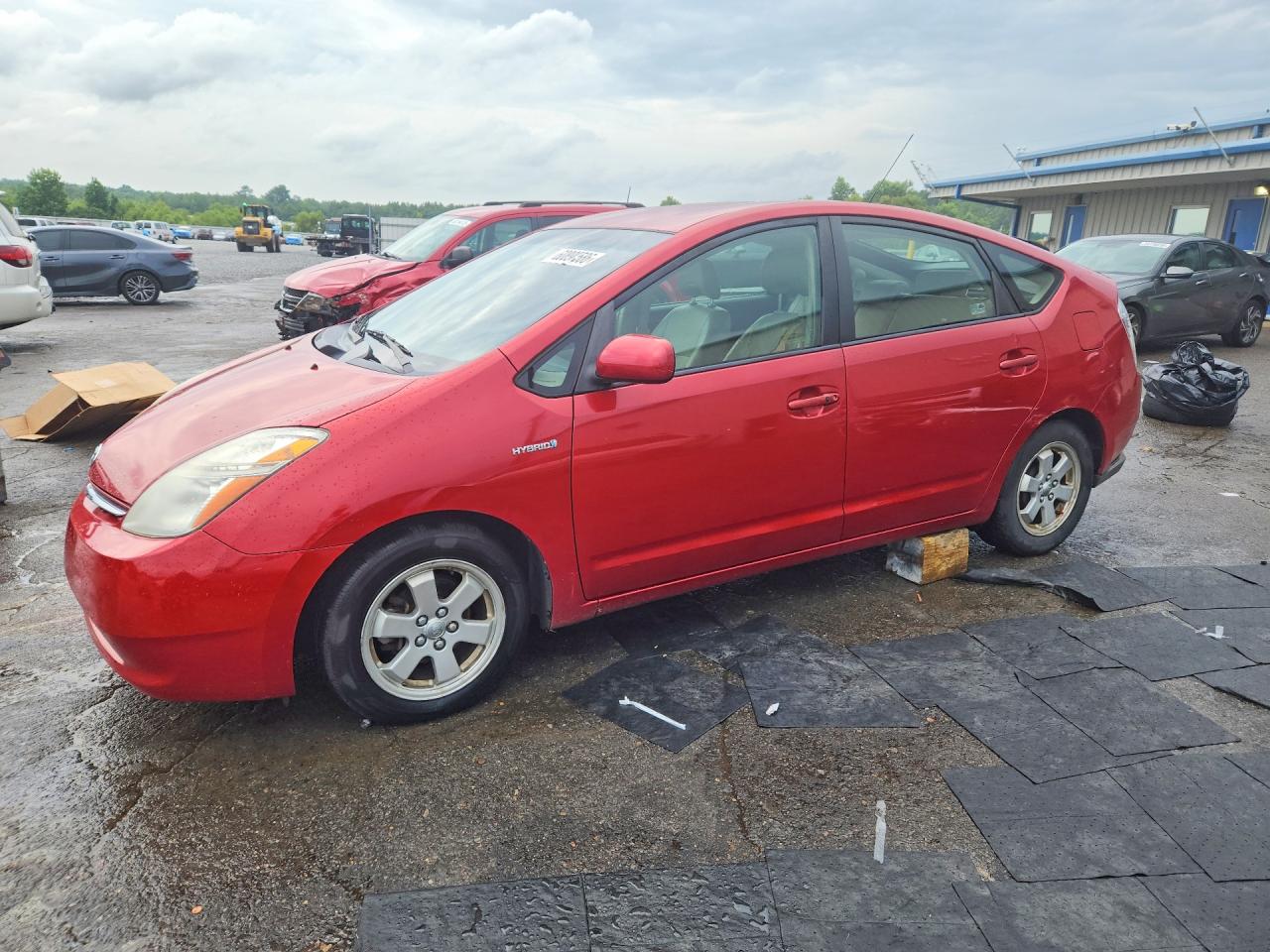 2009 Toyota Prius Base Red vin: JTDKB20UX93496826