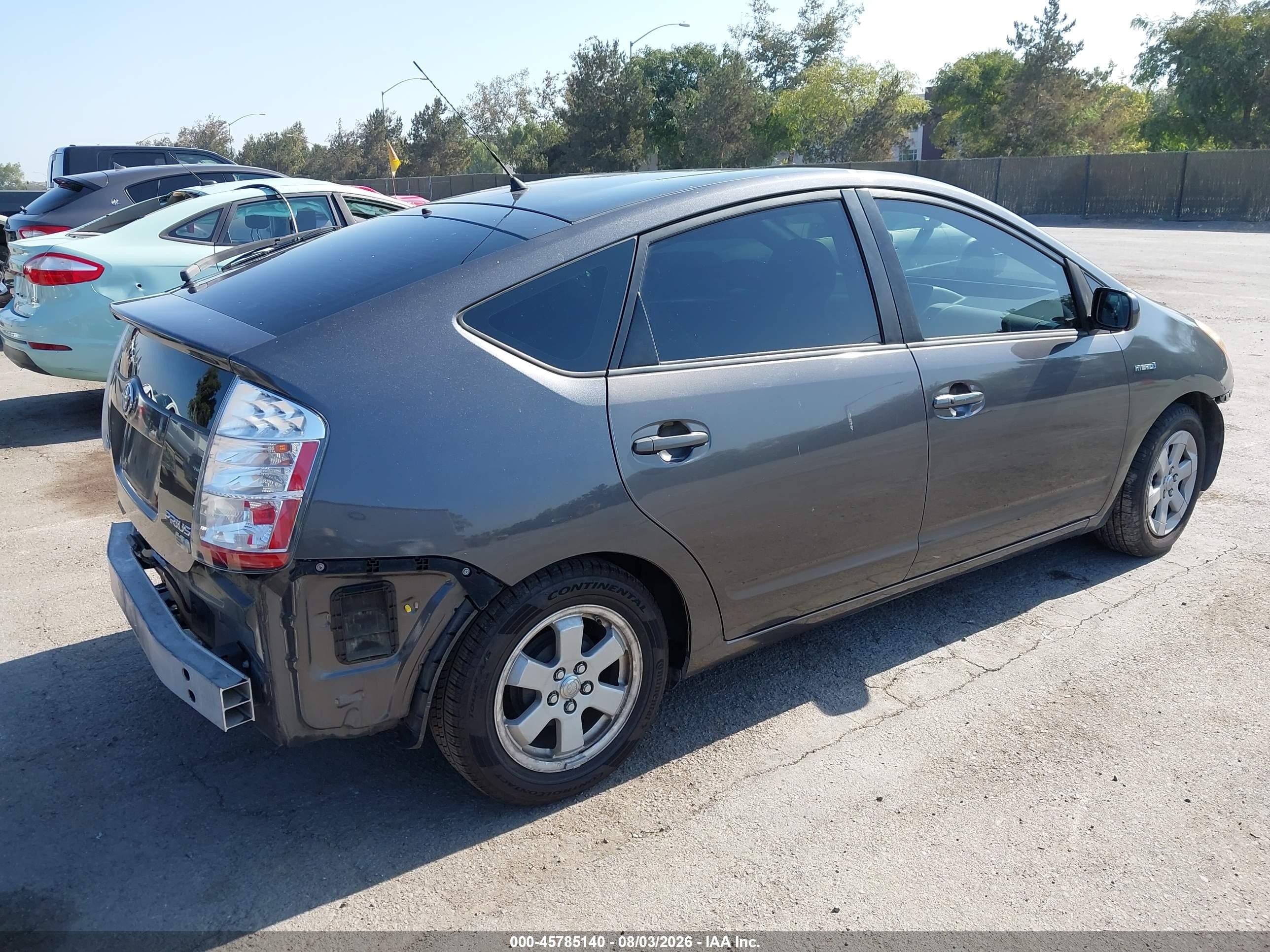 2009 Toyota Prius Gray vin: JTDKB20UX93497250