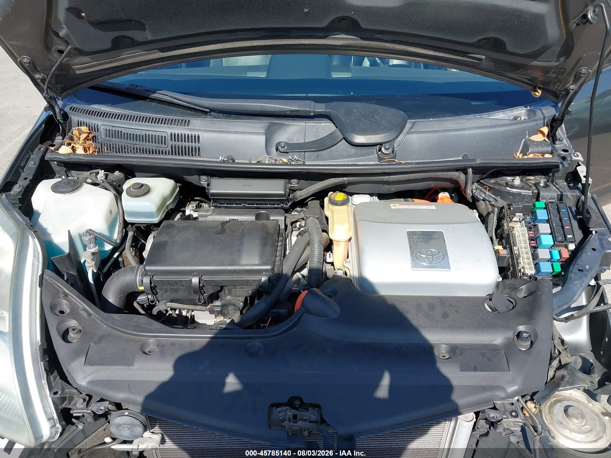2009 Toyota Prius Gray vin: JTDKB20UX93497250