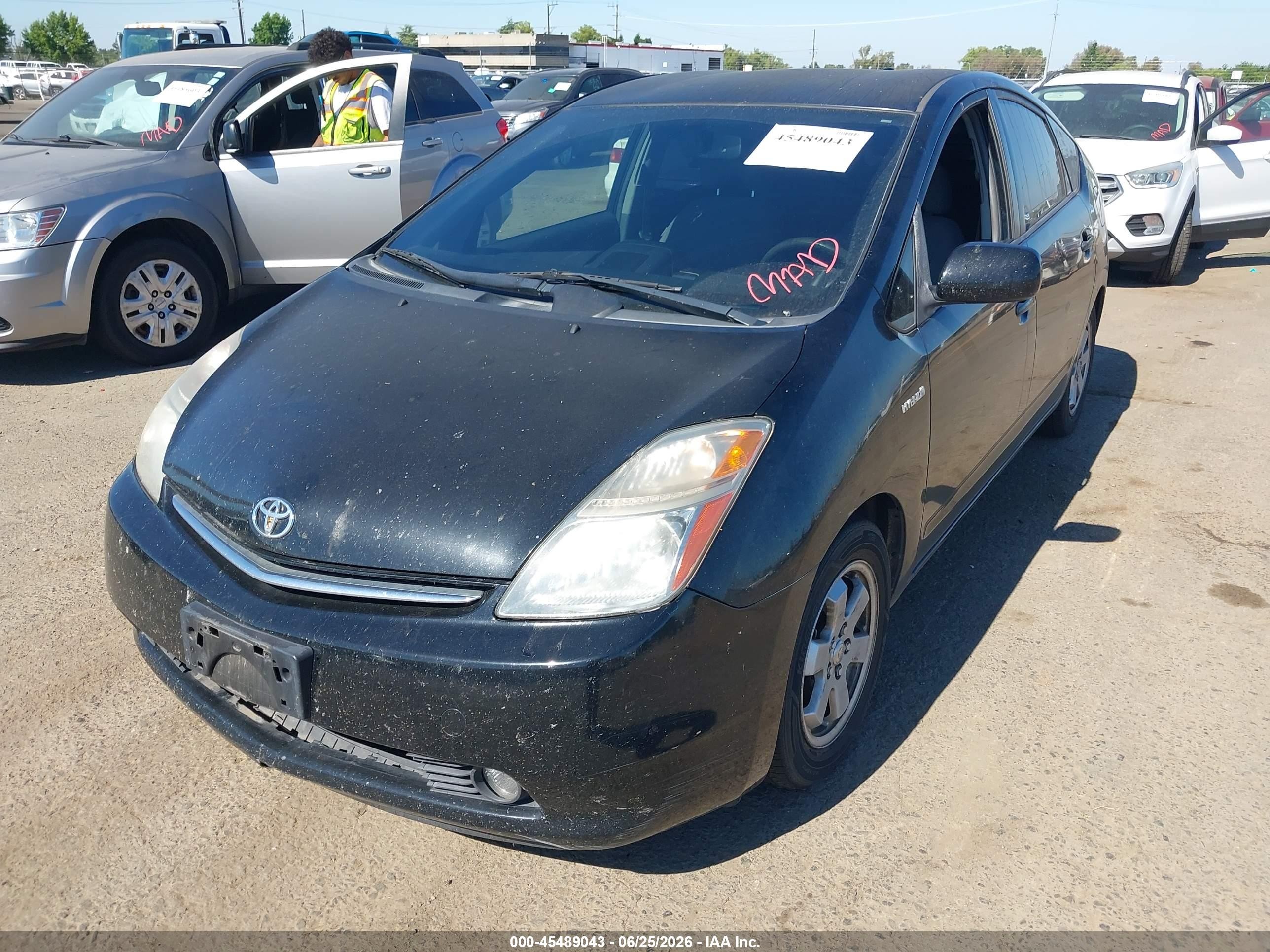 2009 Toyota Prius Black vin: JTDKB20UX93507551