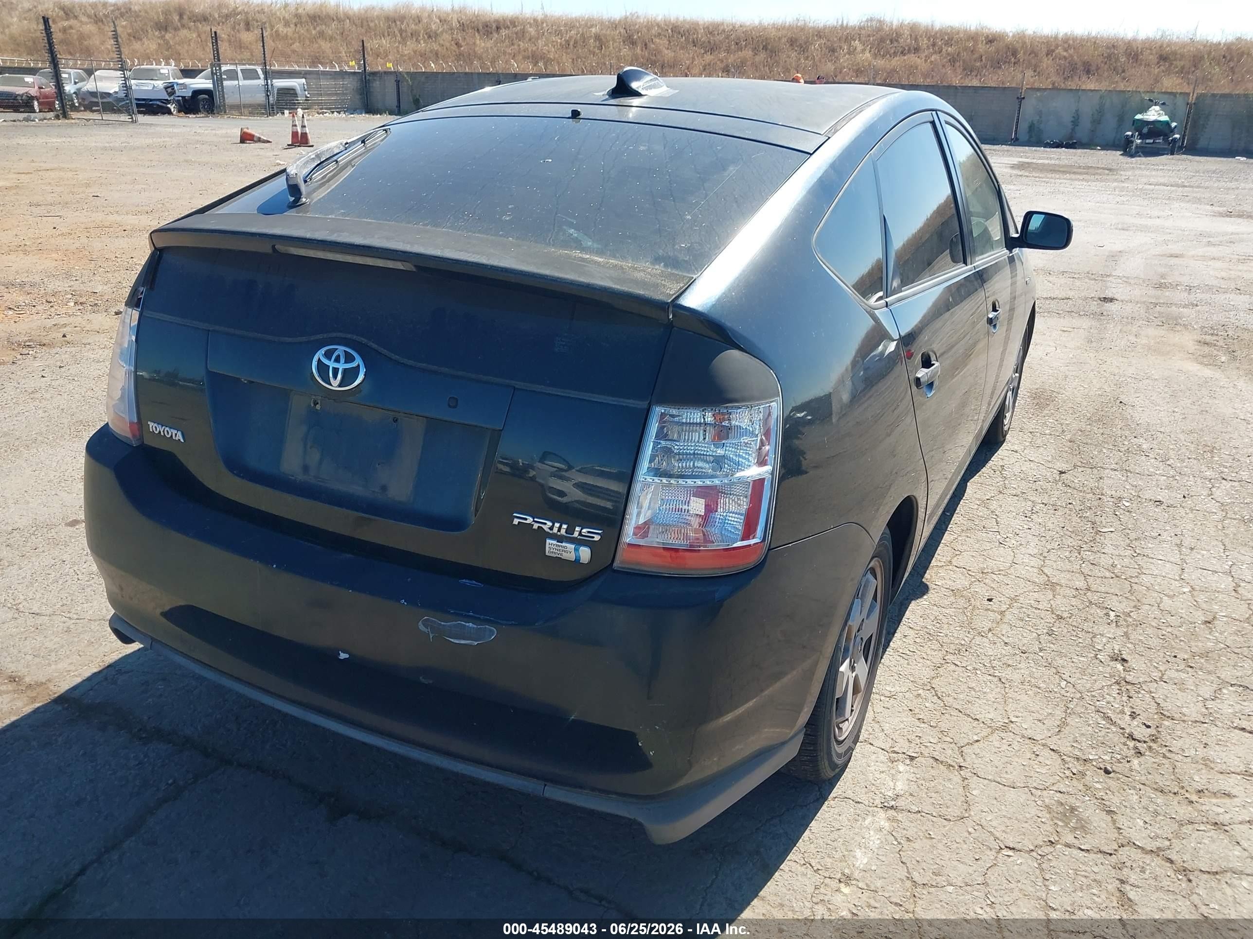 2009 Toyota Prius Black vin: JTDKB20UX93507551
