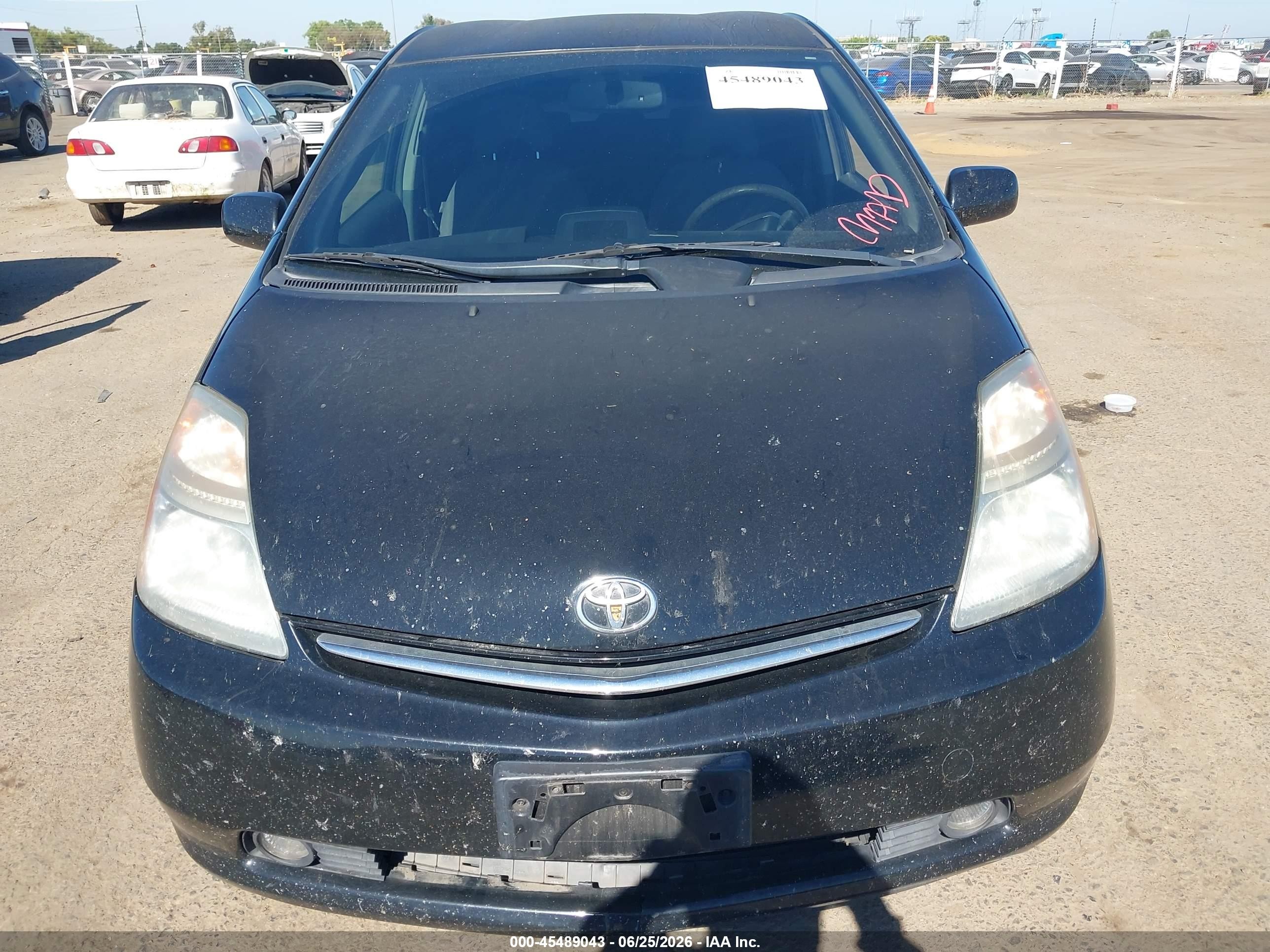 2009 Toyota Prius Black vin: JTDKB20UX93507551