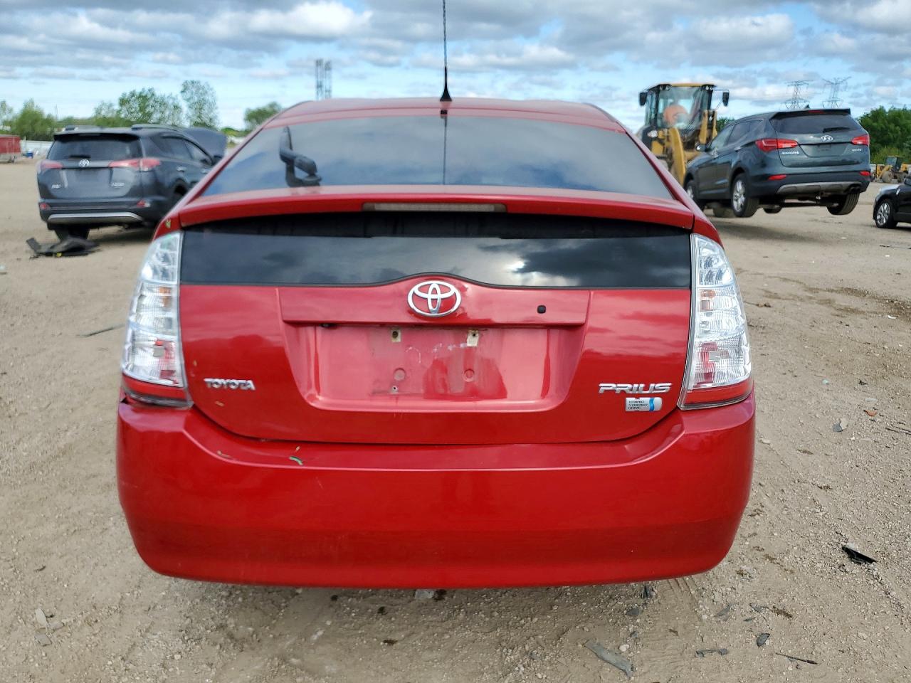 2009 Toyota Prius Base Red vin: JTDKB20UX93522938