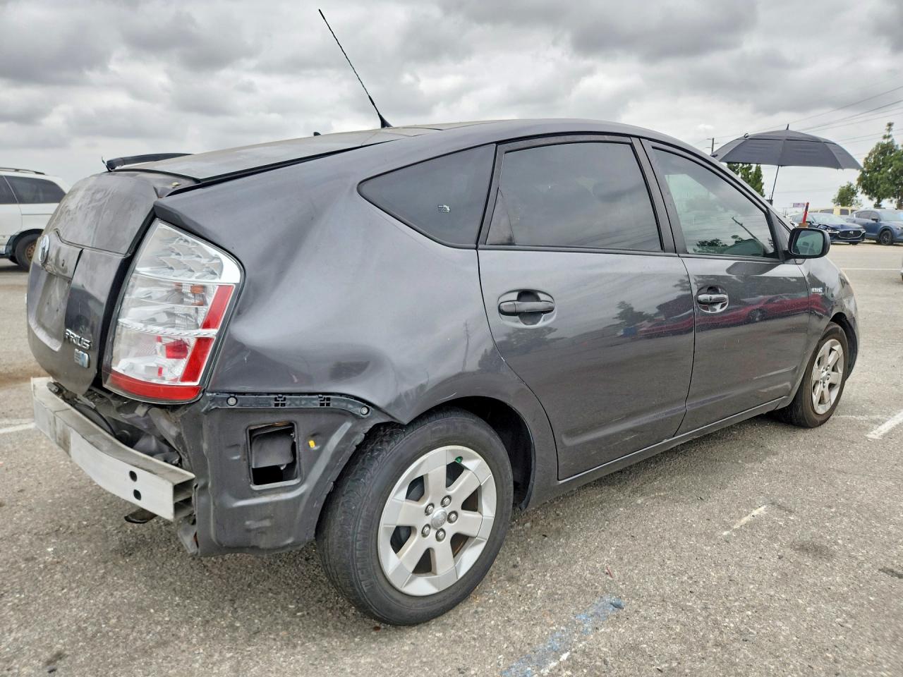 2009 Toyota Prius Base Gray vin: JTDKB20UX93524575