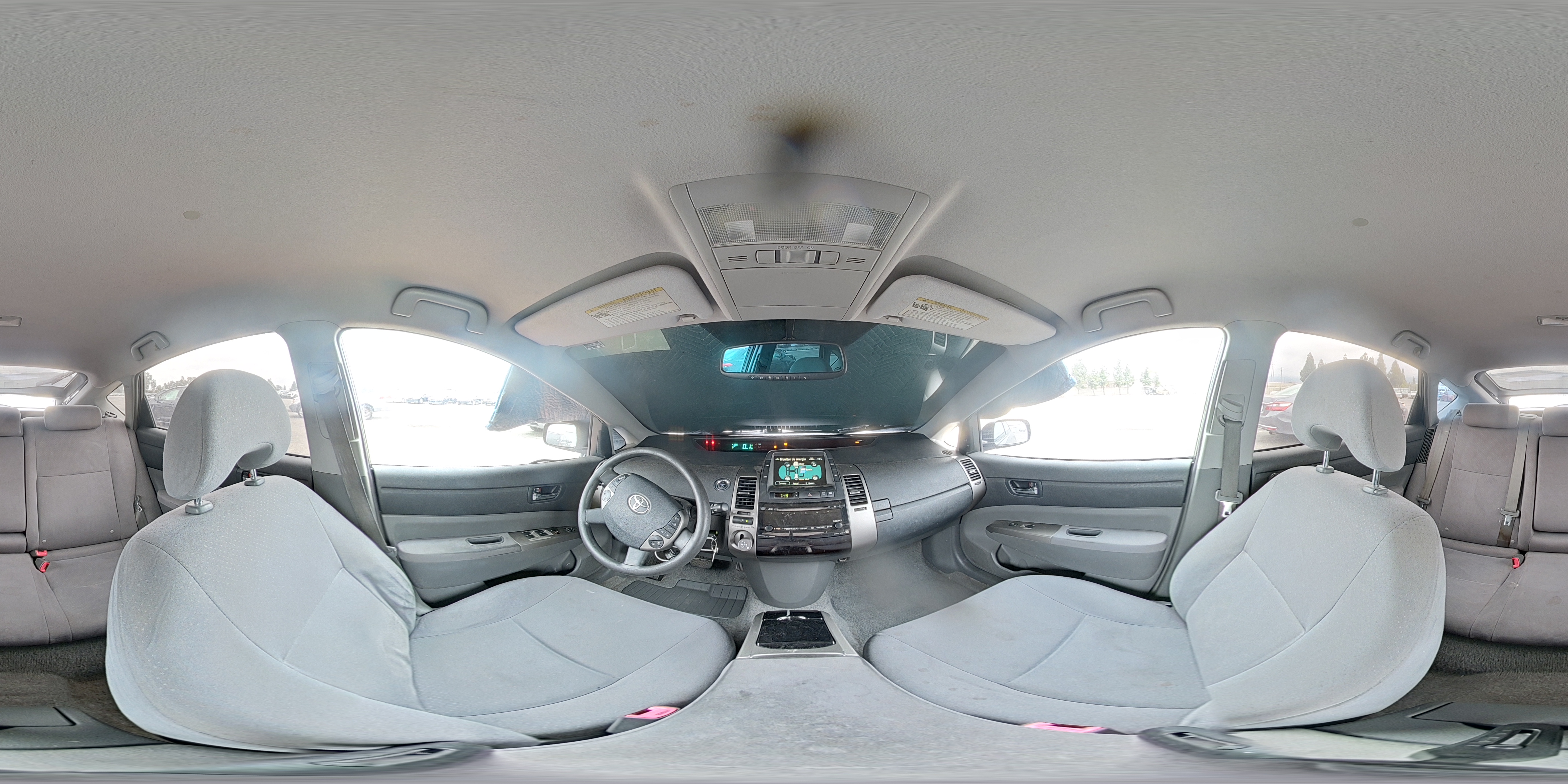 2009 Toyota Prius Base Gray vin: JTDKB20UX93524575