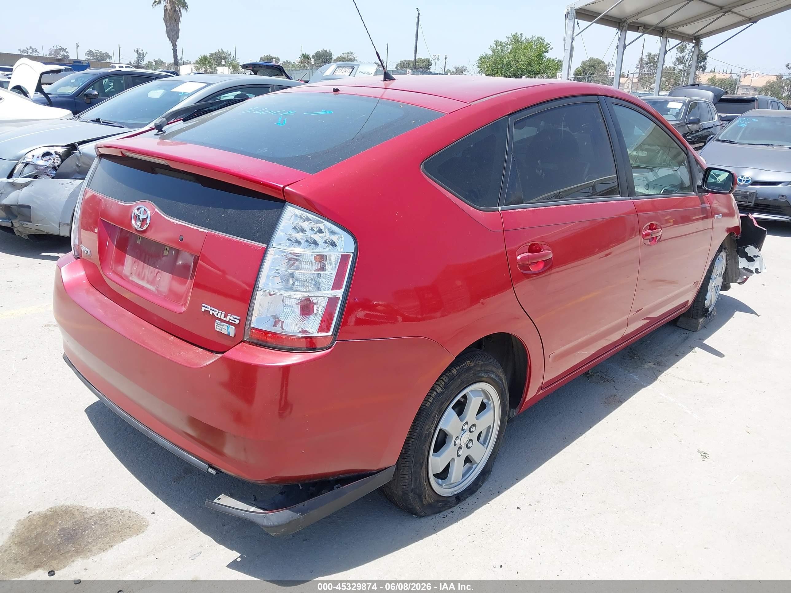 2009 Toyota Prius   Red vin: JTDKB20UX93545071