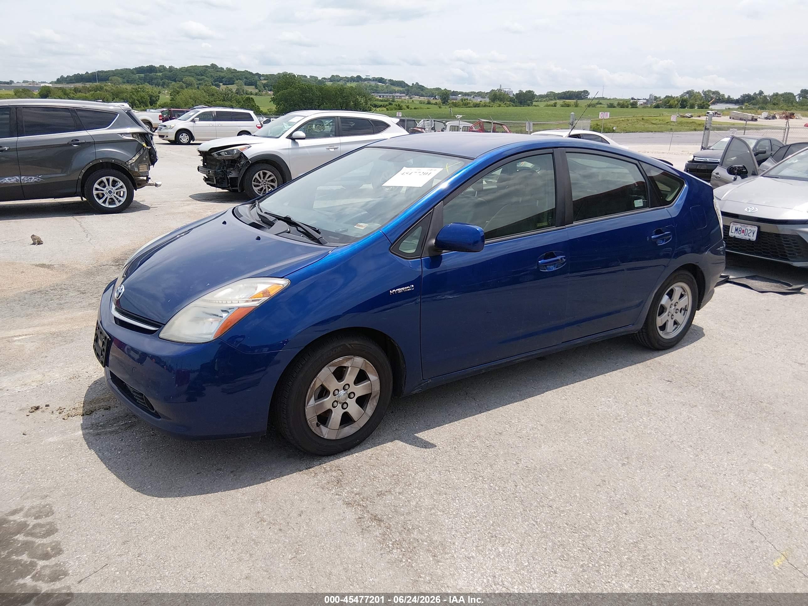2009 Toyota Prius   Blue vin: JTDKB20UX97822407