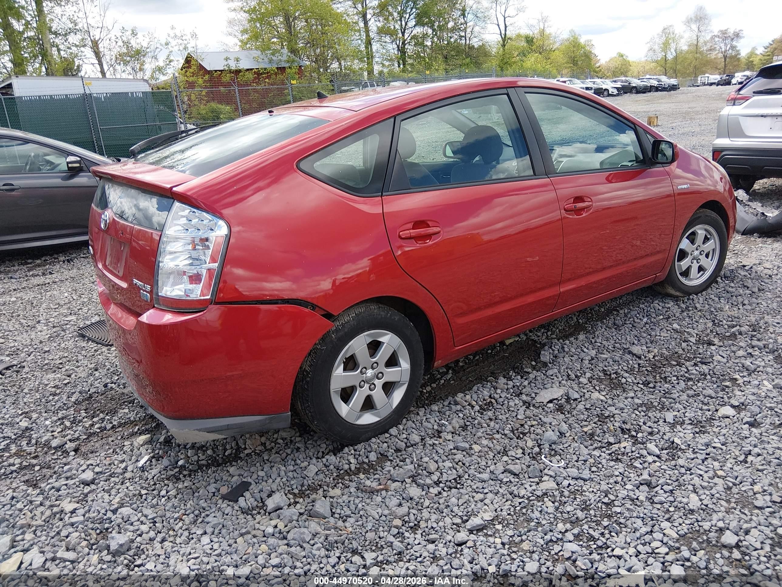 2009 Toyota Prius   Red vin: JTDKB20UX97832824