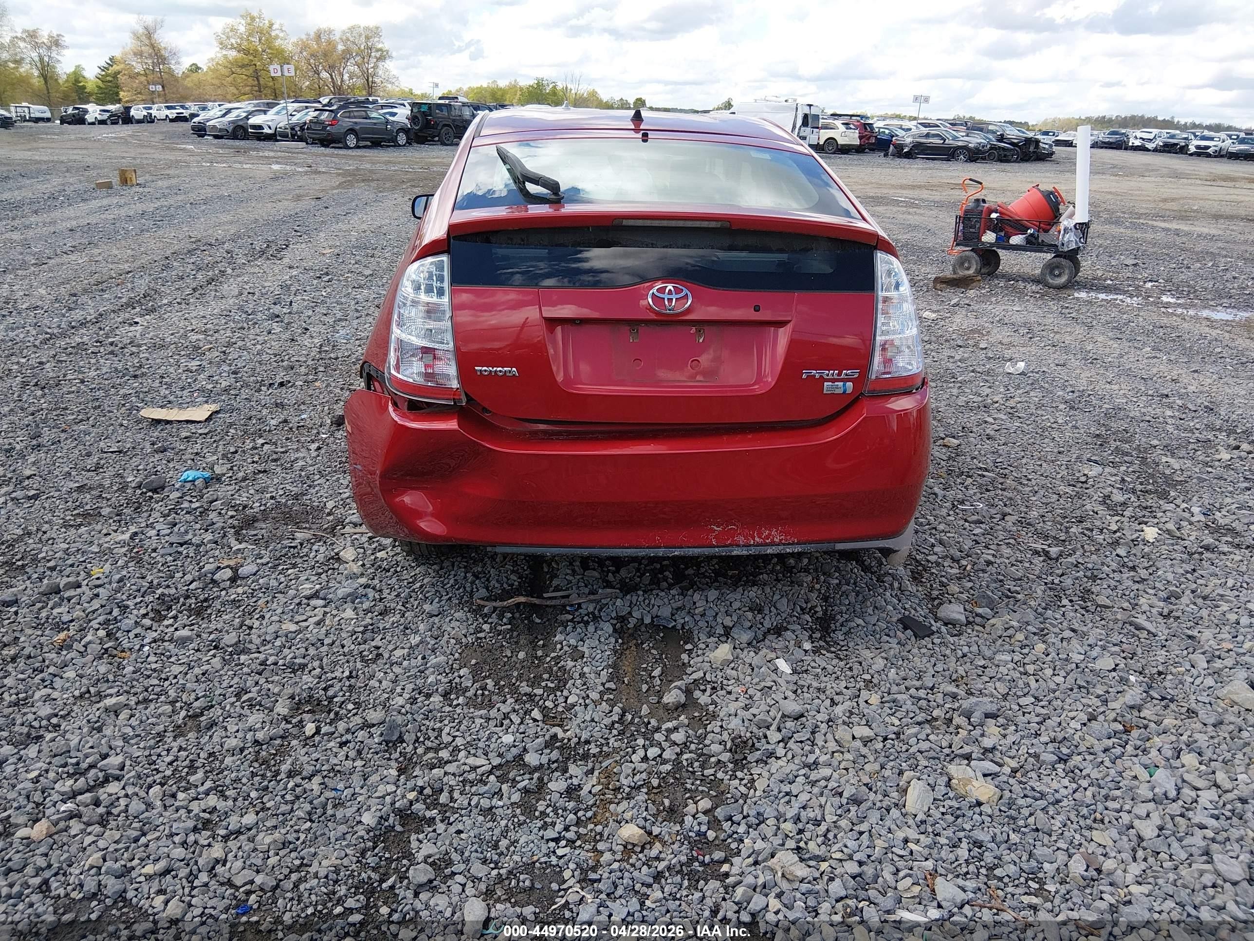 2009 Toyota Prius   Red vin: JTDKB20UX97832824