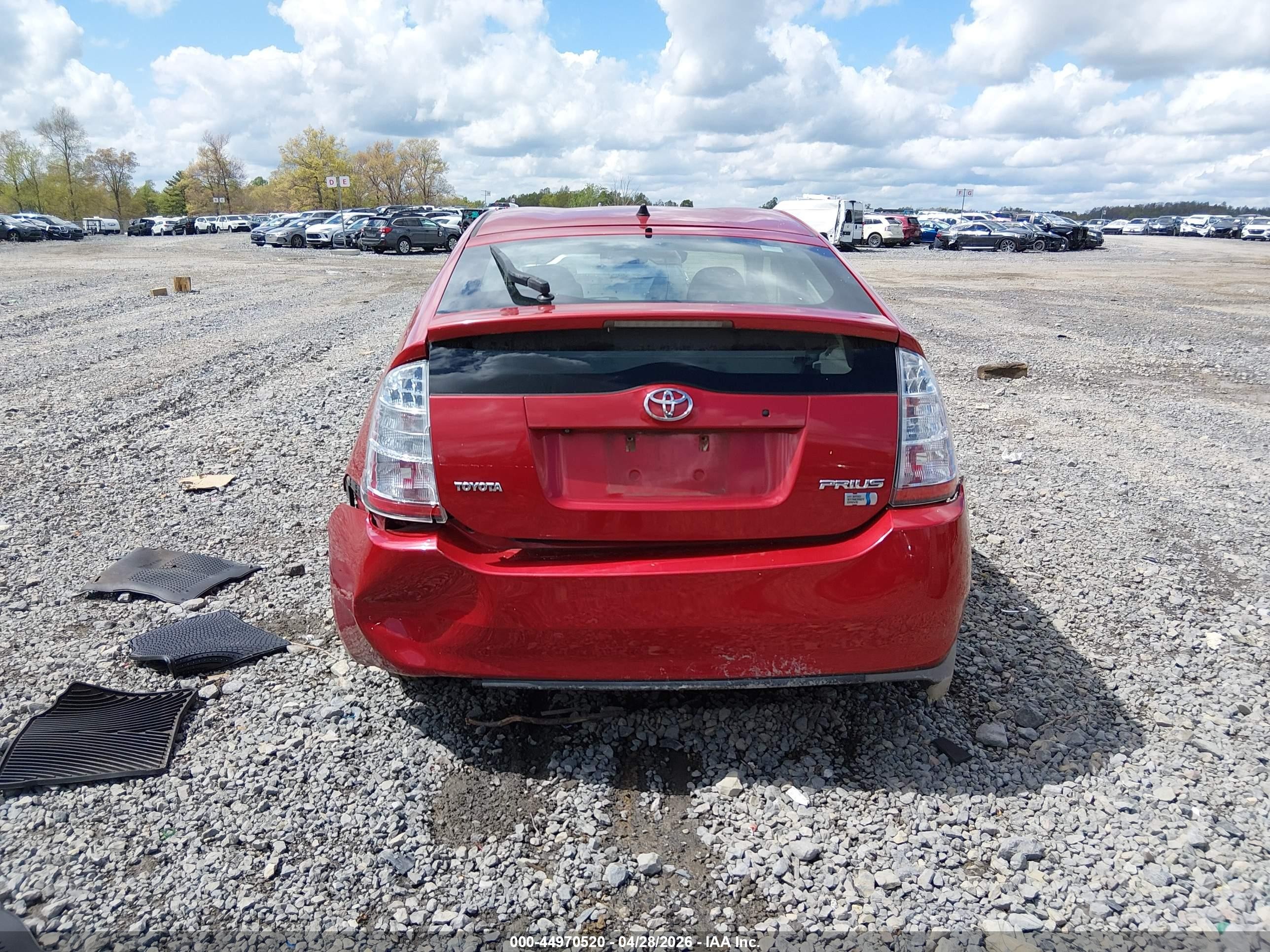 2009 Toyota Prius   Red vin: JTDKB20UX97832824