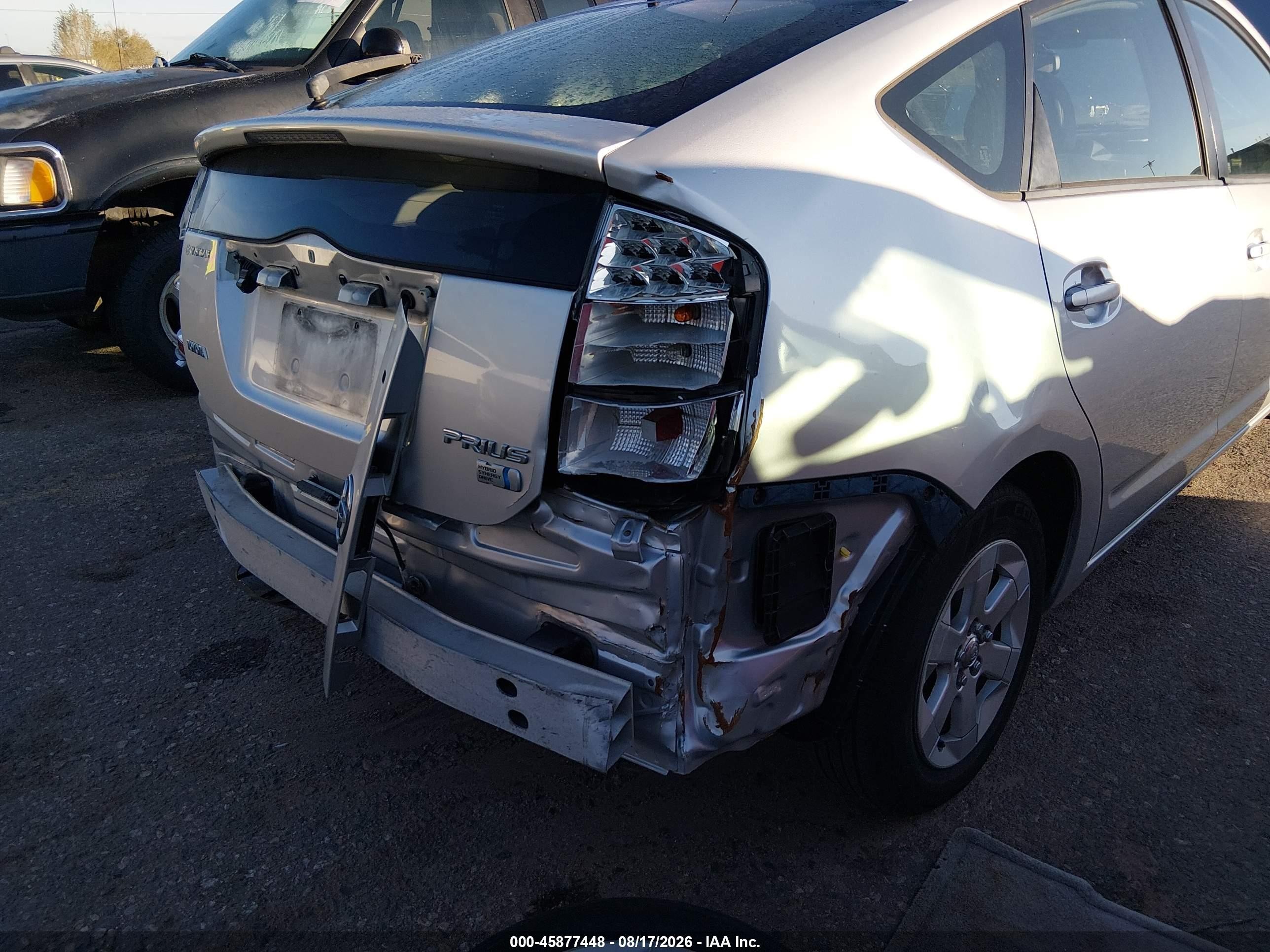 2009 Toyota Prius   Silver vin: JTDKB20UX97849686