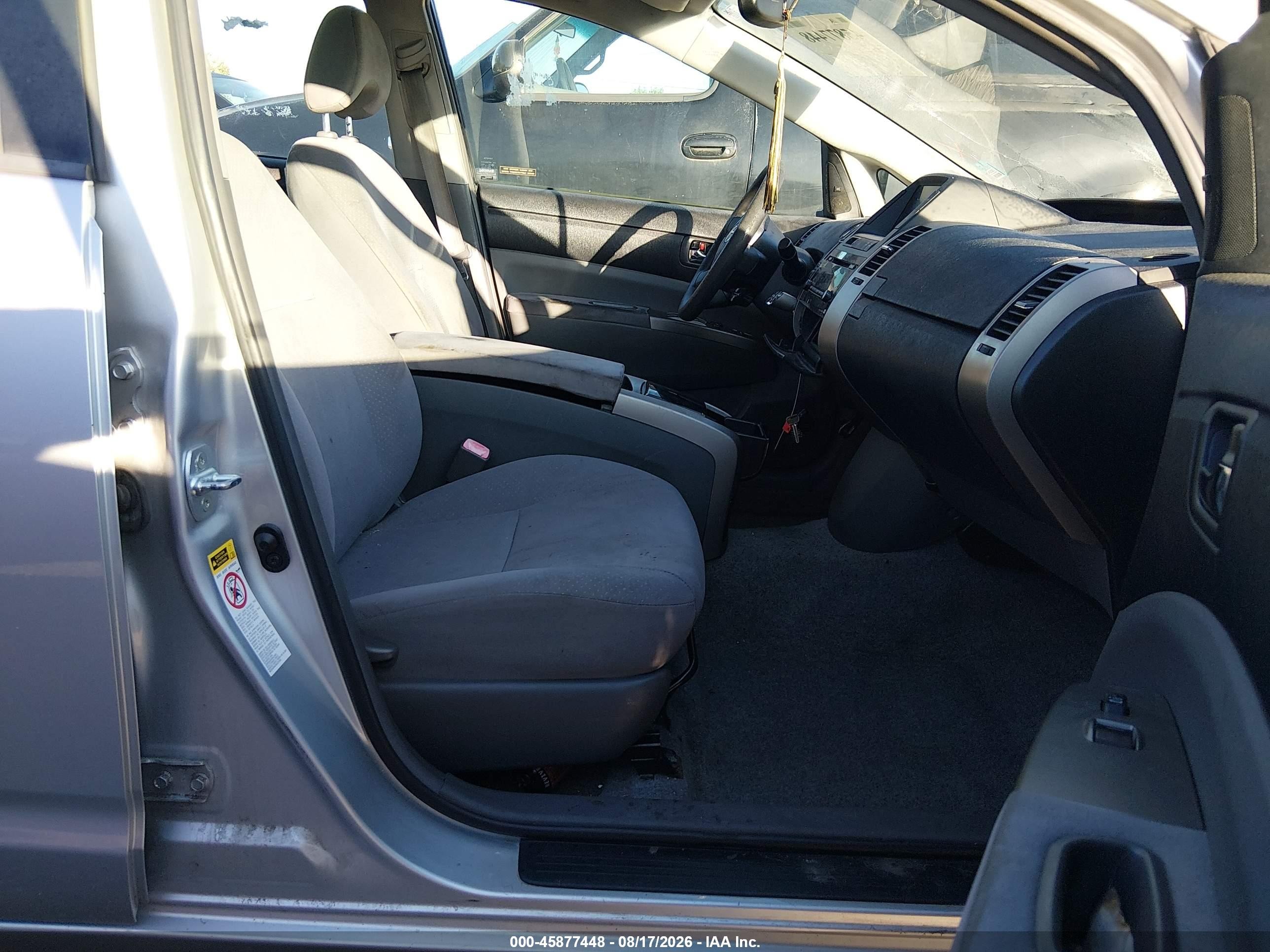 2009 Toyota Prius   Silver vin: JTDKB20UX97849686
