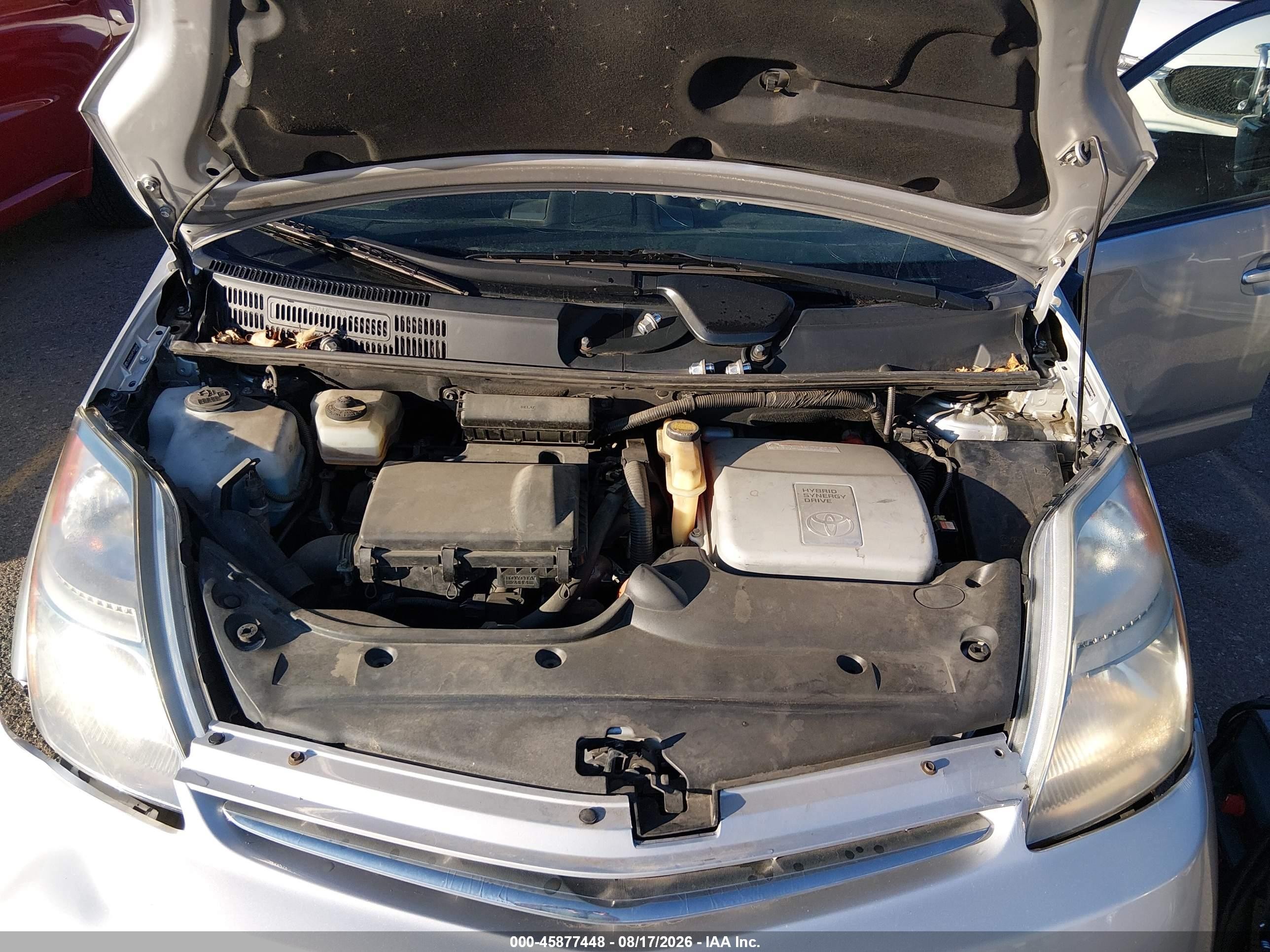 2009 Toyota Prius   Silver vin: JTDKB20UX97849686